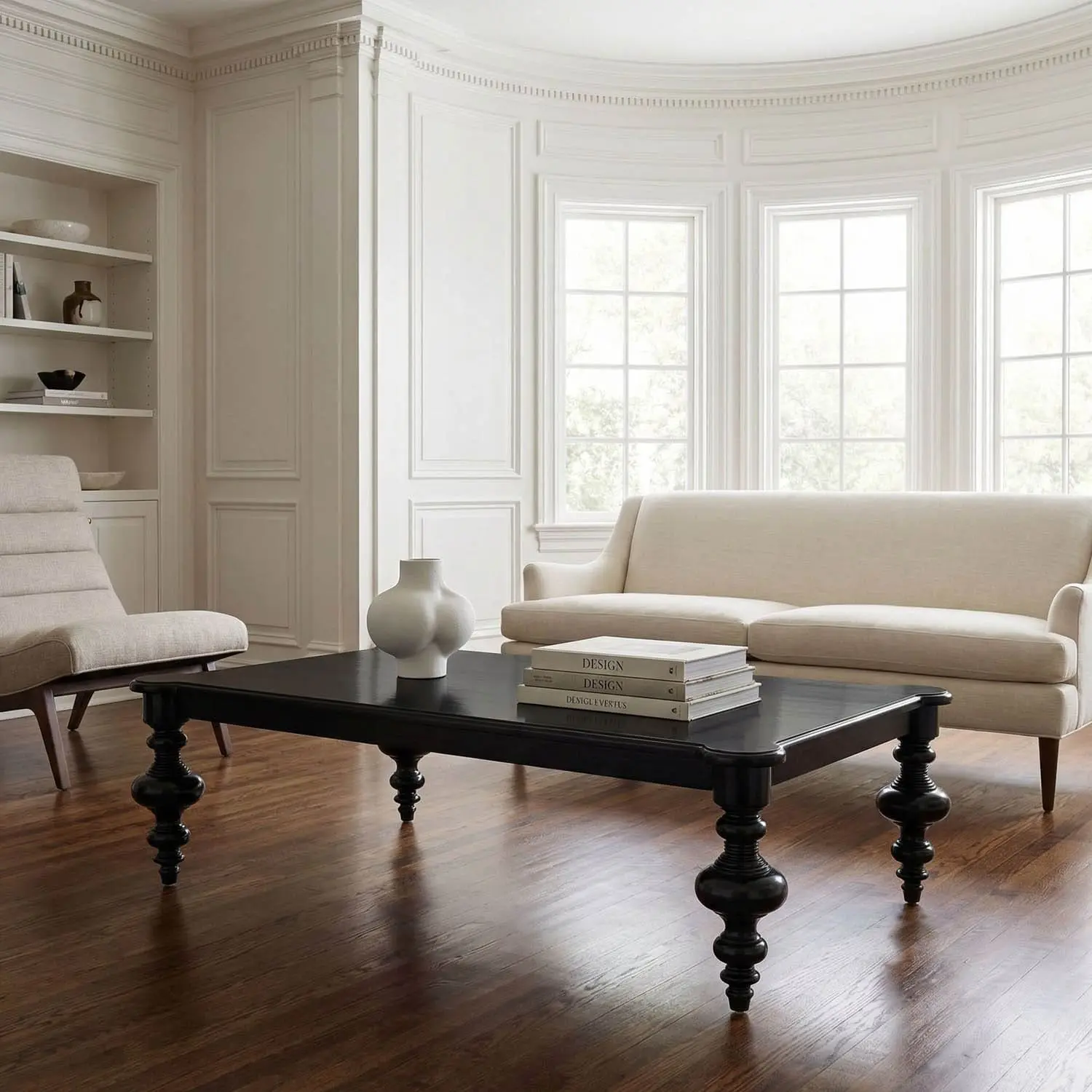 Graff Coffee Table - Hand-Rubbed Black - Image 4