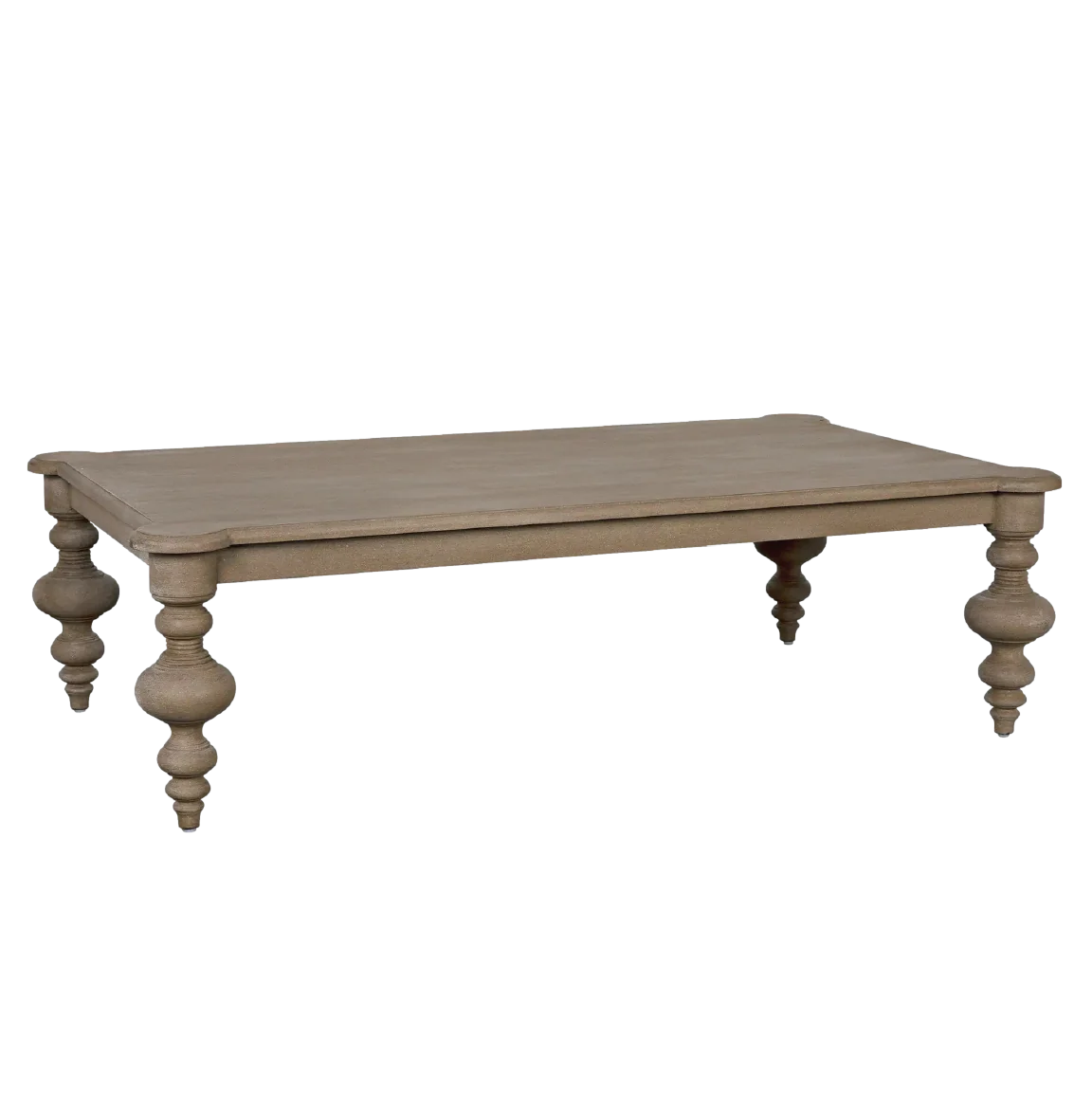 Graff Coffee Table - Weathered Mahogany