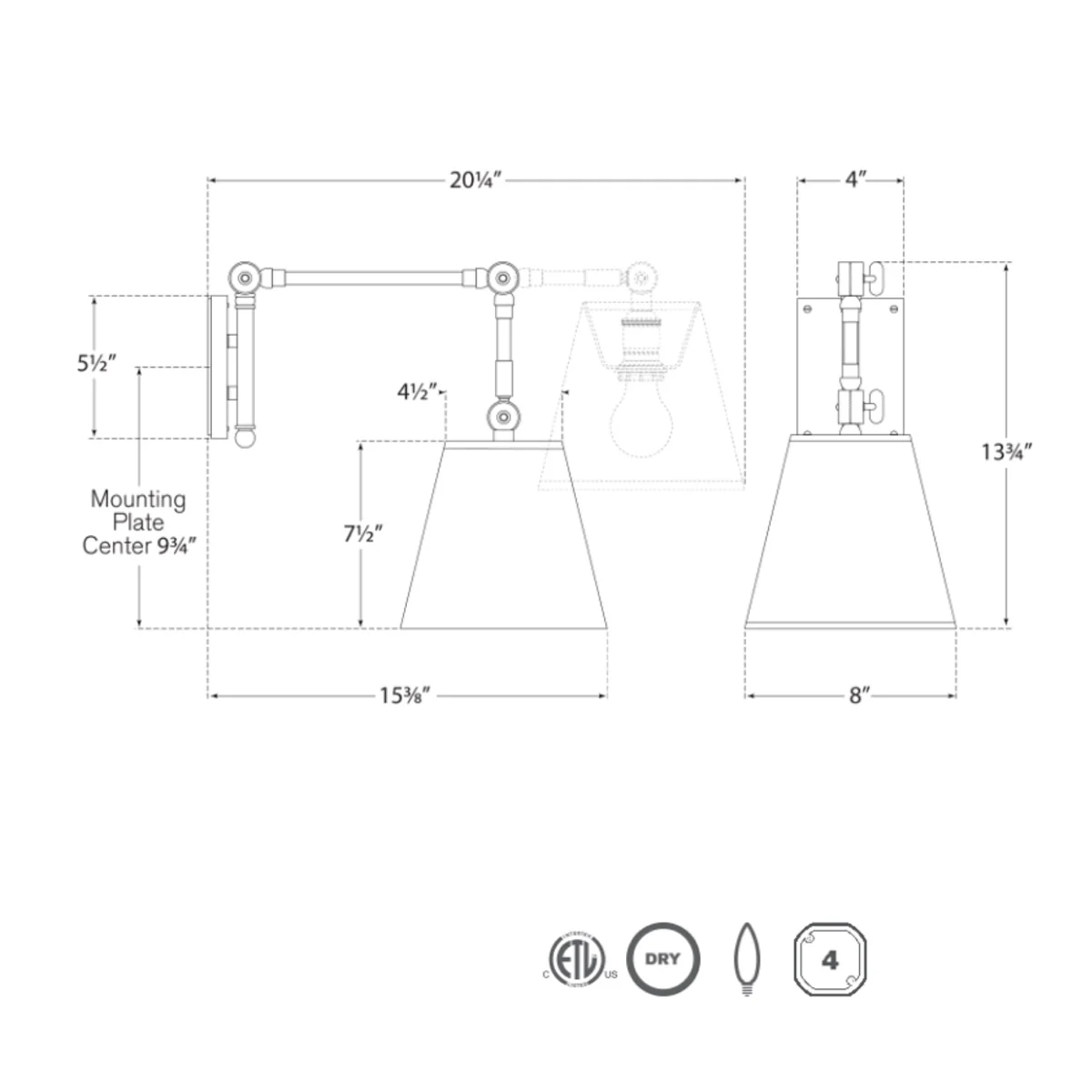 Graves Pivoting Sconce - Image 5