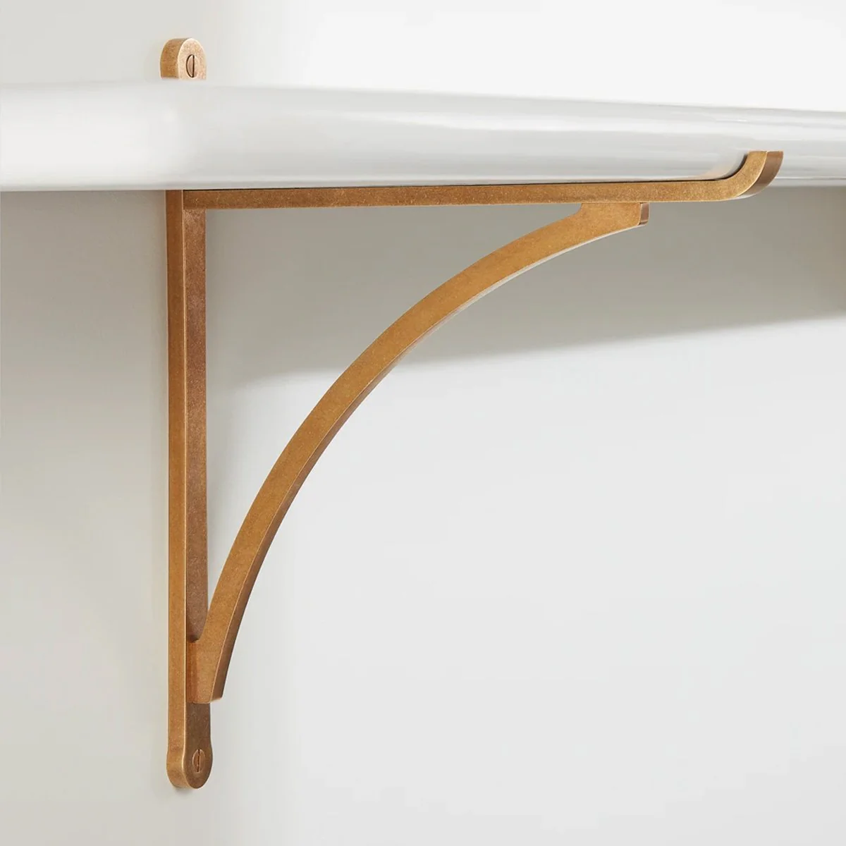 Harborne Brass Shelf Bracket - Image 2