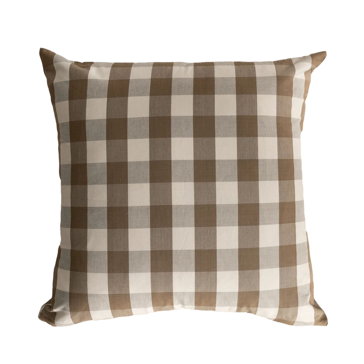 Harrison Check Pillow Cover - Chestnut - 22"x 22"