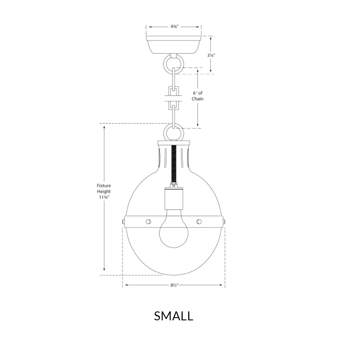 Hicks Globe Pendant - Image 10