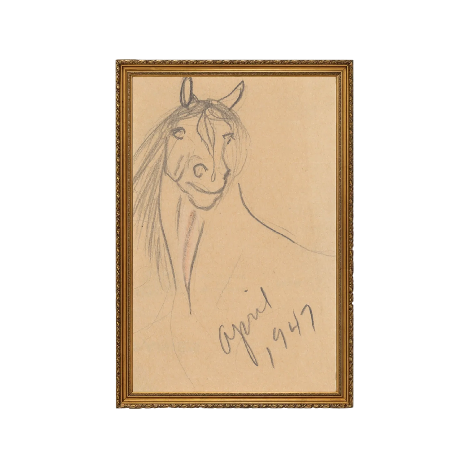 Horse 1947 - Unframed Art Print