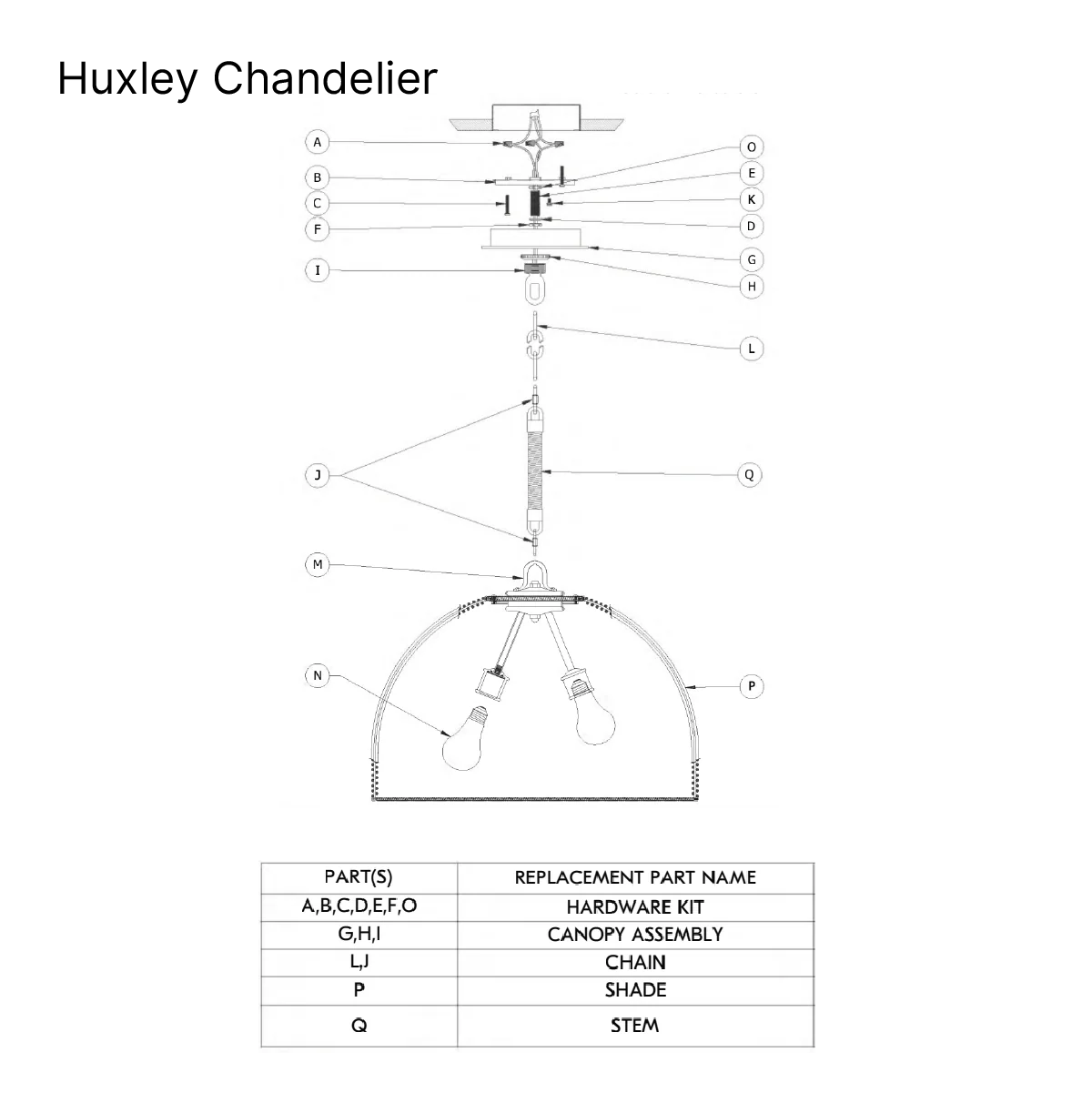 Huxley Chandelier - Image 4
