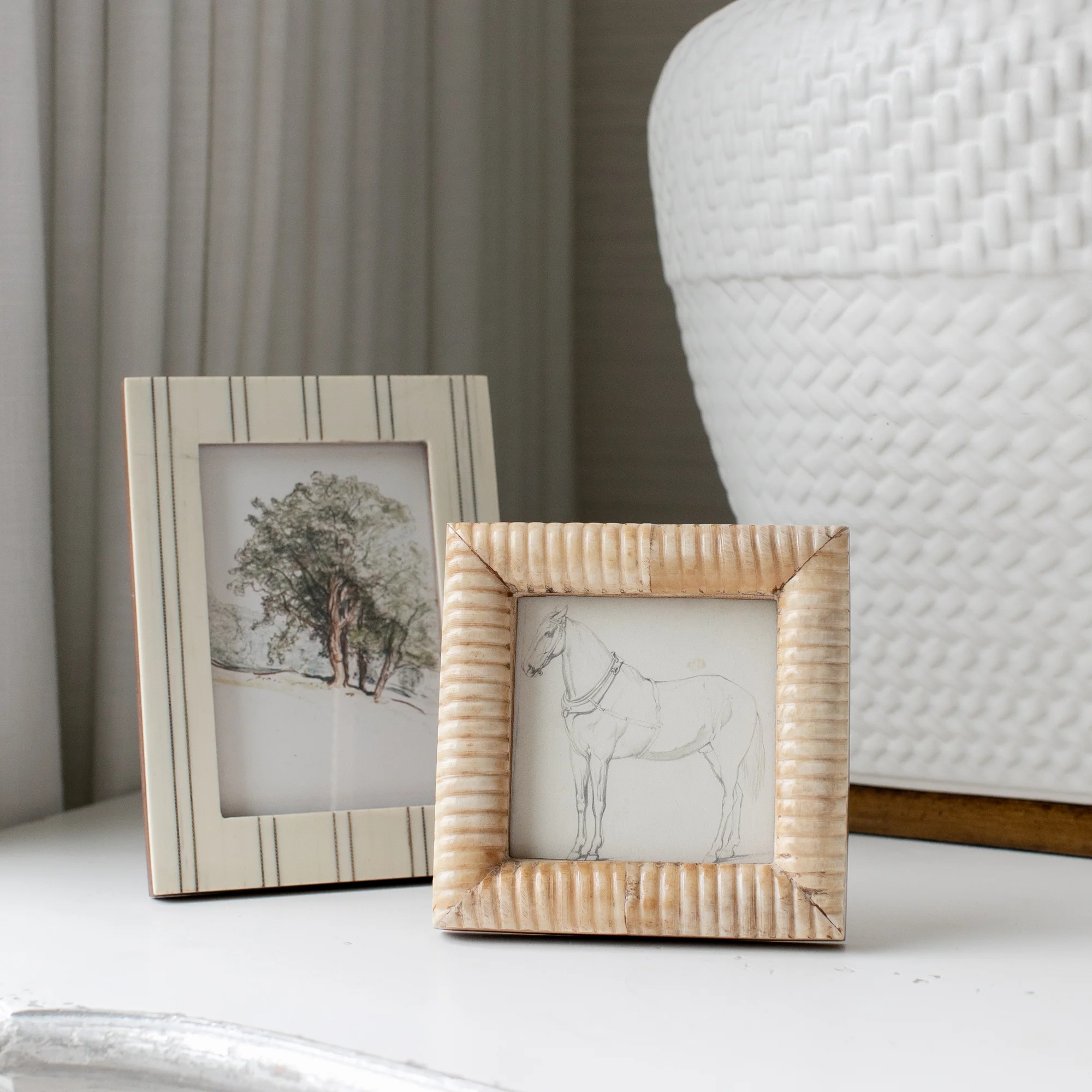 Jacques Ribbed Picture Frame - Image 2