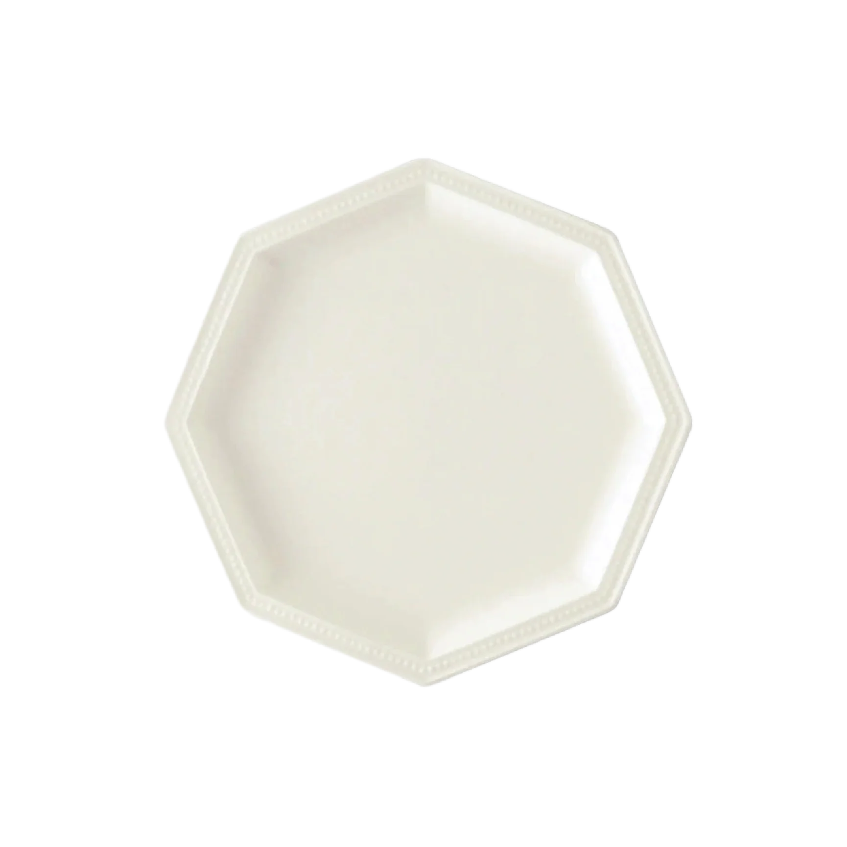Japanese Pottery Gâtis Plate - Vanilla White - Image 3