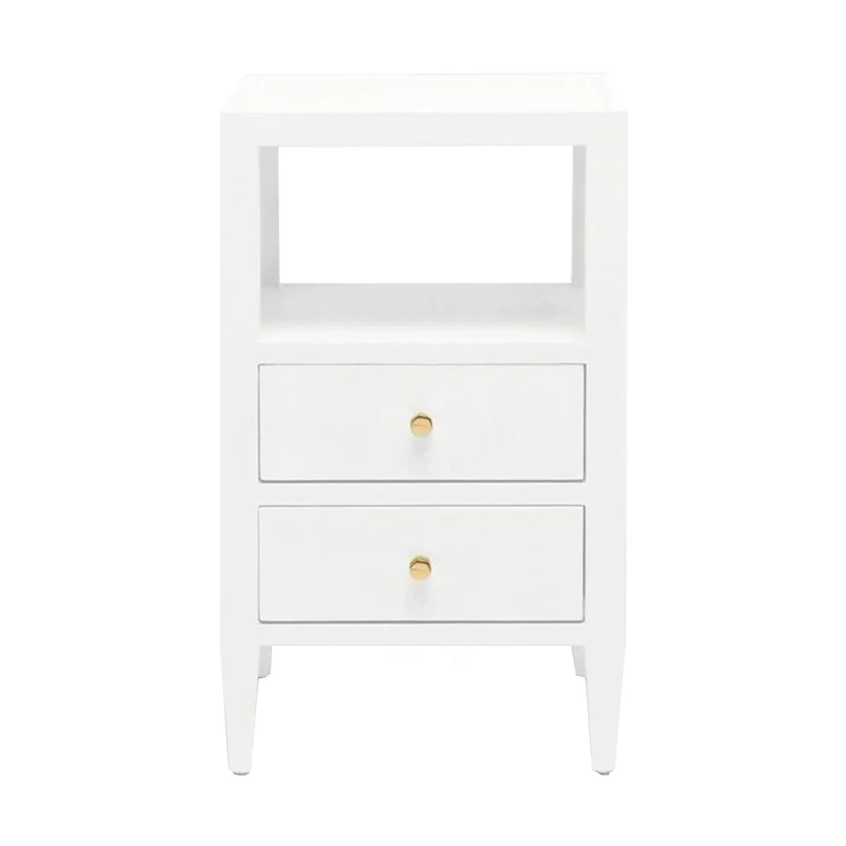 Jarin Nightstand - Mini Double Drawer