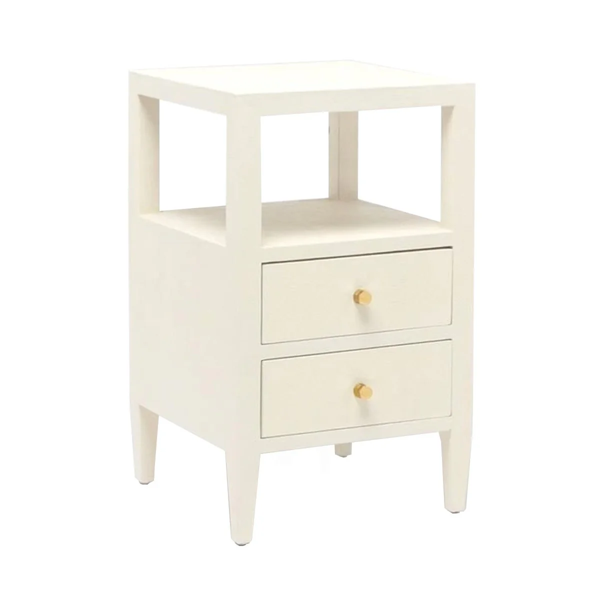 Jarin Nightstand - Mini Double Drawer - Image 4