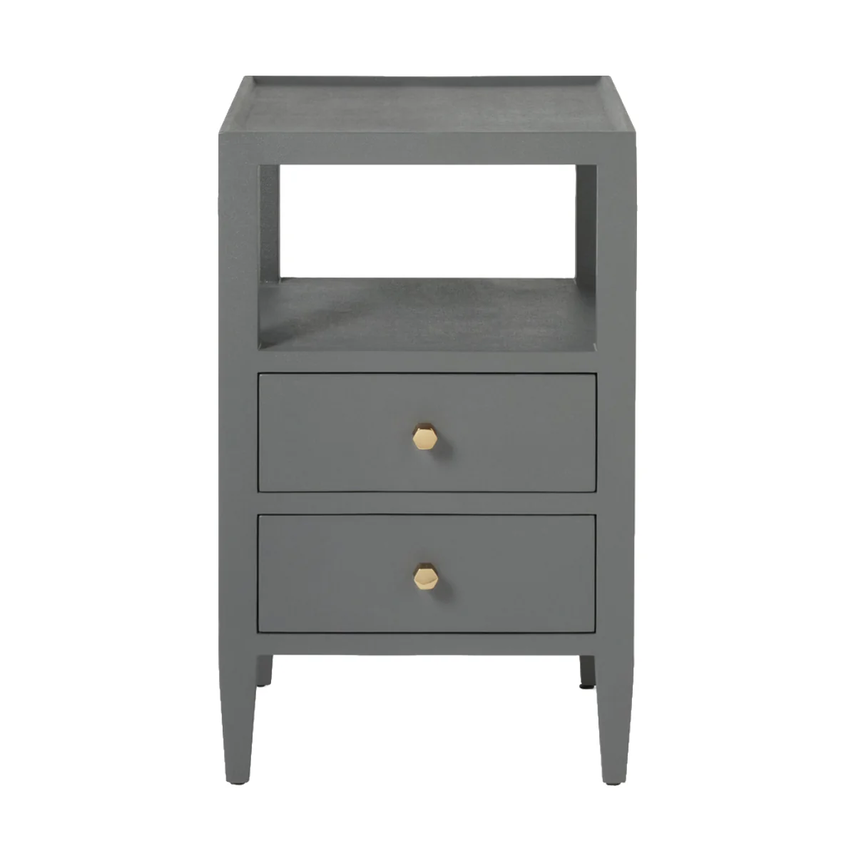 Jarin Nightstand - Mini Double Drawer - Image 6