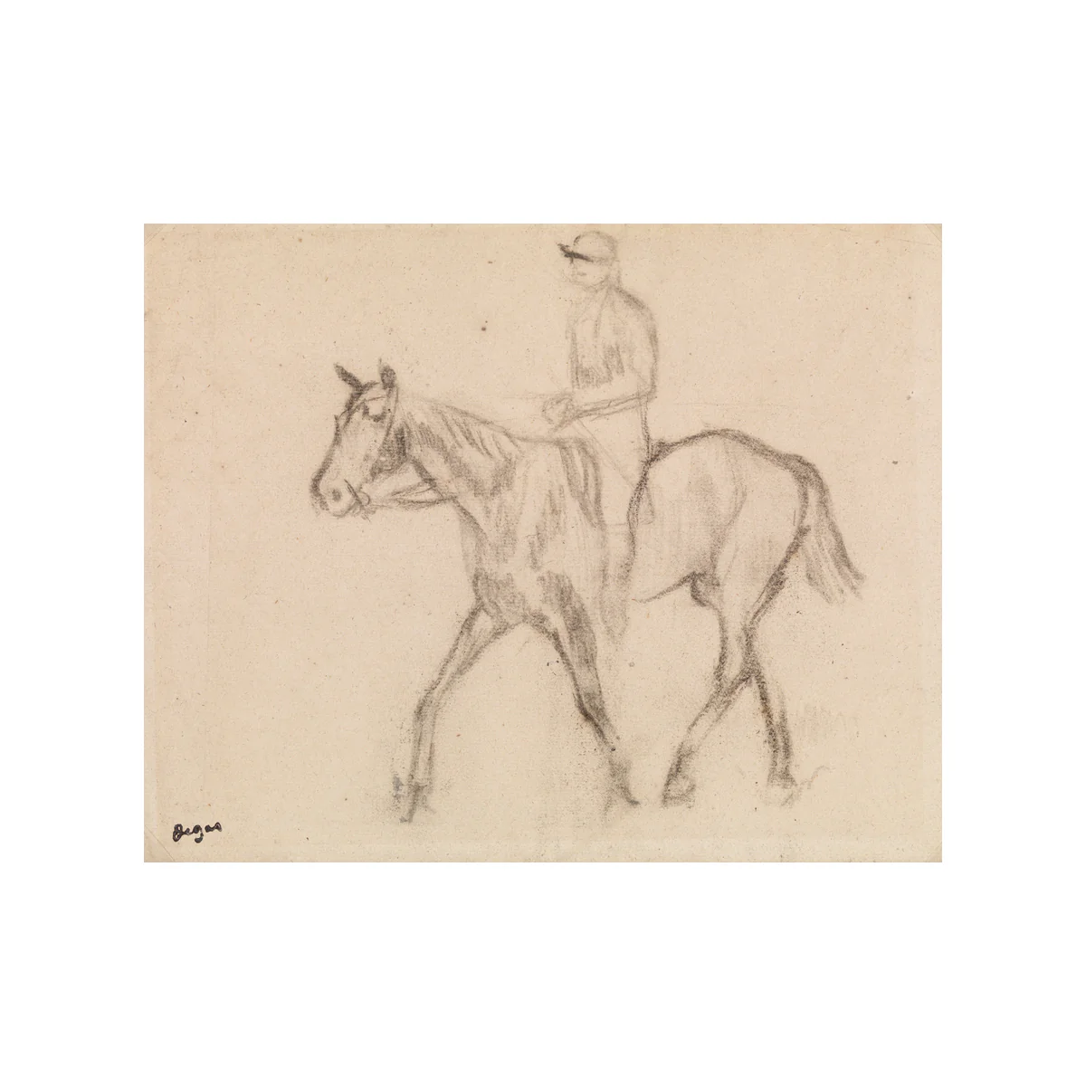 Jockey - Unframed Art Print - Image 3