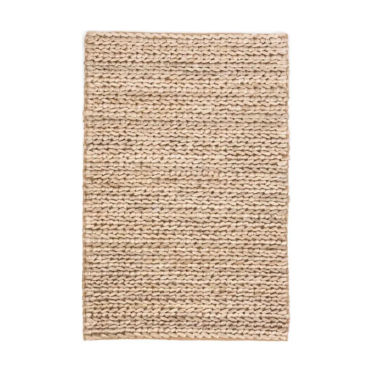 Jute Woven Rug - Bleached Oak