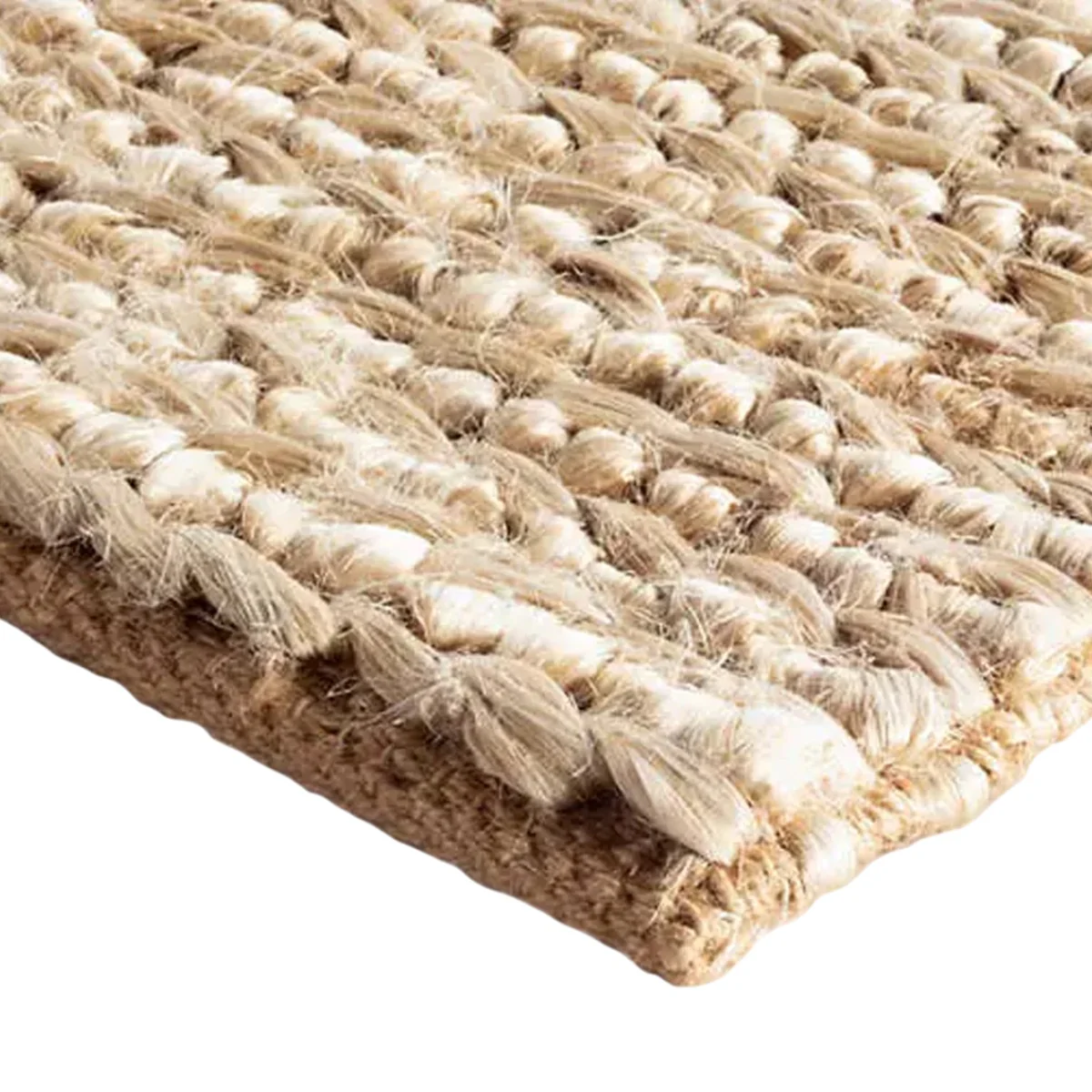Jute Woven Rug - Bleached Oak - Image 2