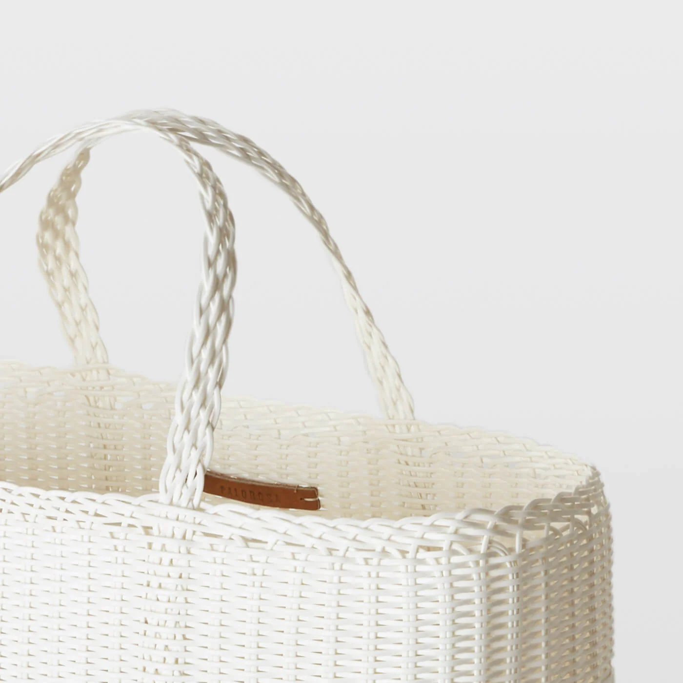 Lace Large Tote - Greyish-White - Image 4