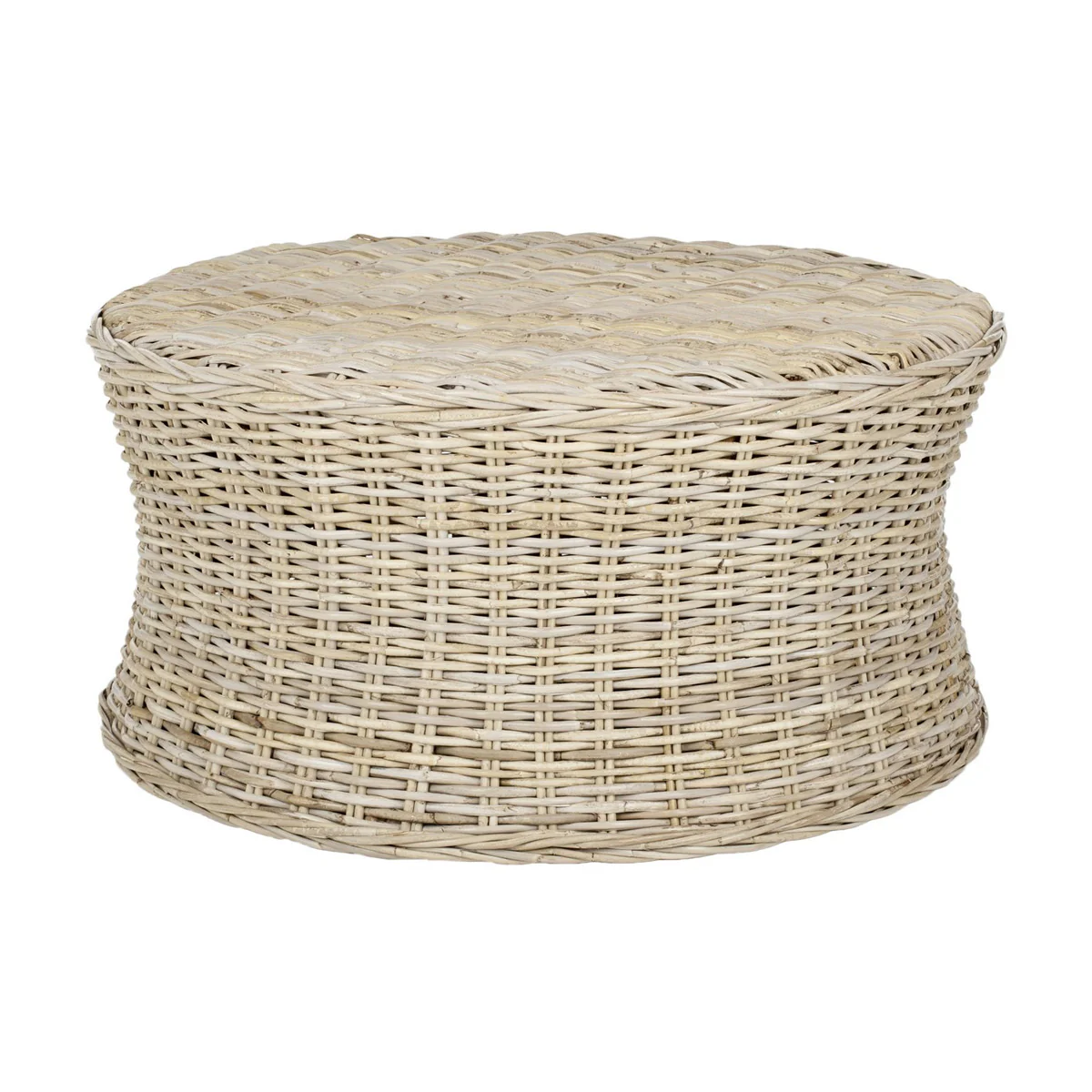 Laguna Cocktail Ottoman - Natural