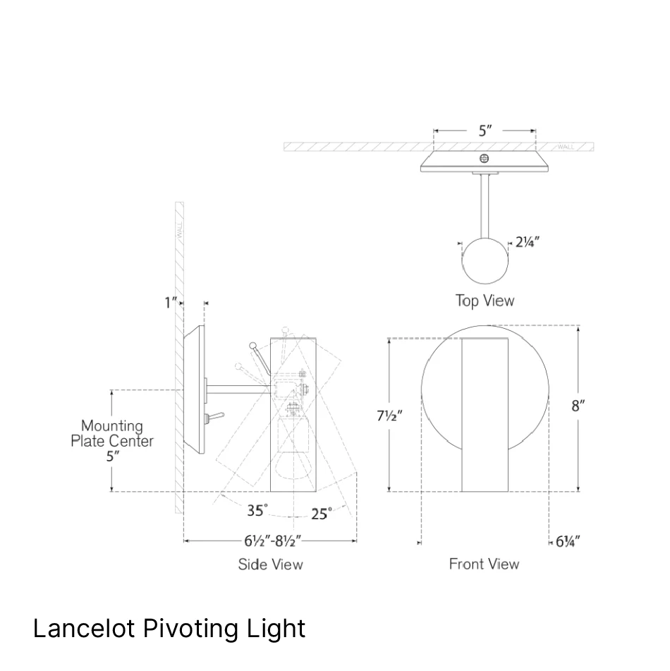 Lancelot Pivoting Light - Image 3