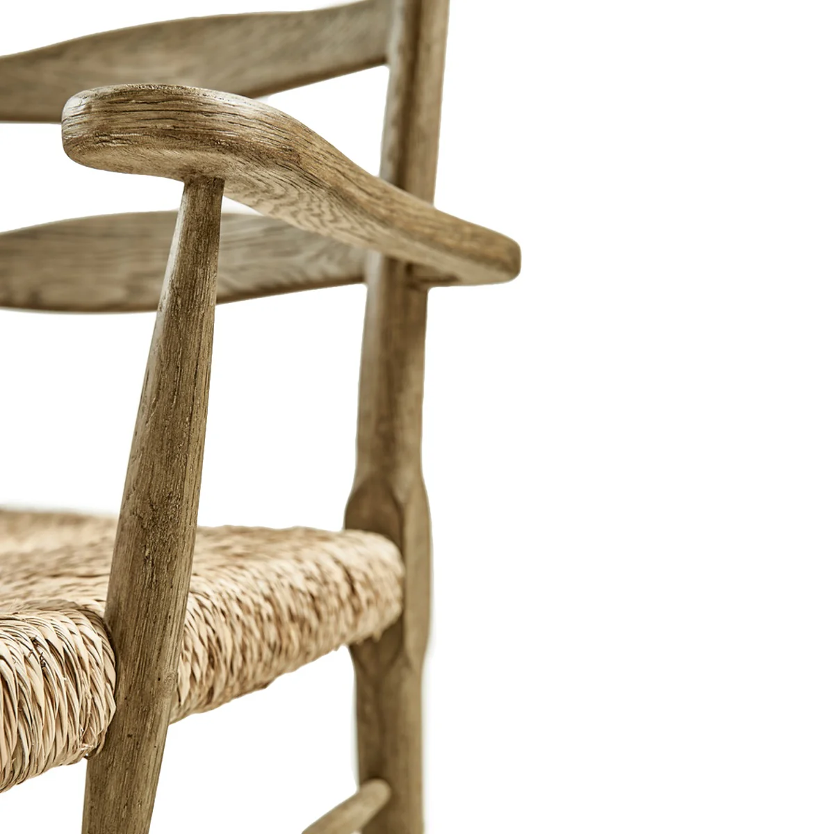 Layton Ladder Back Arm Chair - Chestnut - Image 3