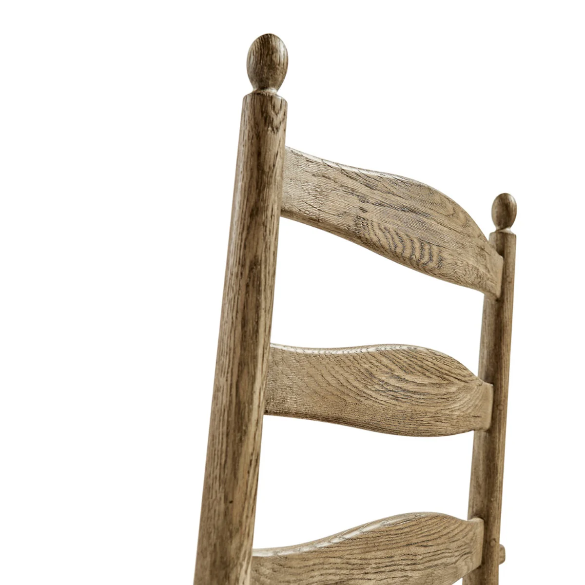 Layton Ladder Back Arm Chair - Chestnut - Image 4