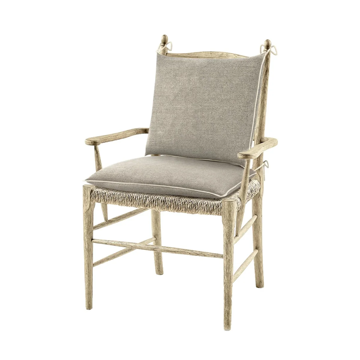 Layton Ladder Back Arm Chair - Oak
