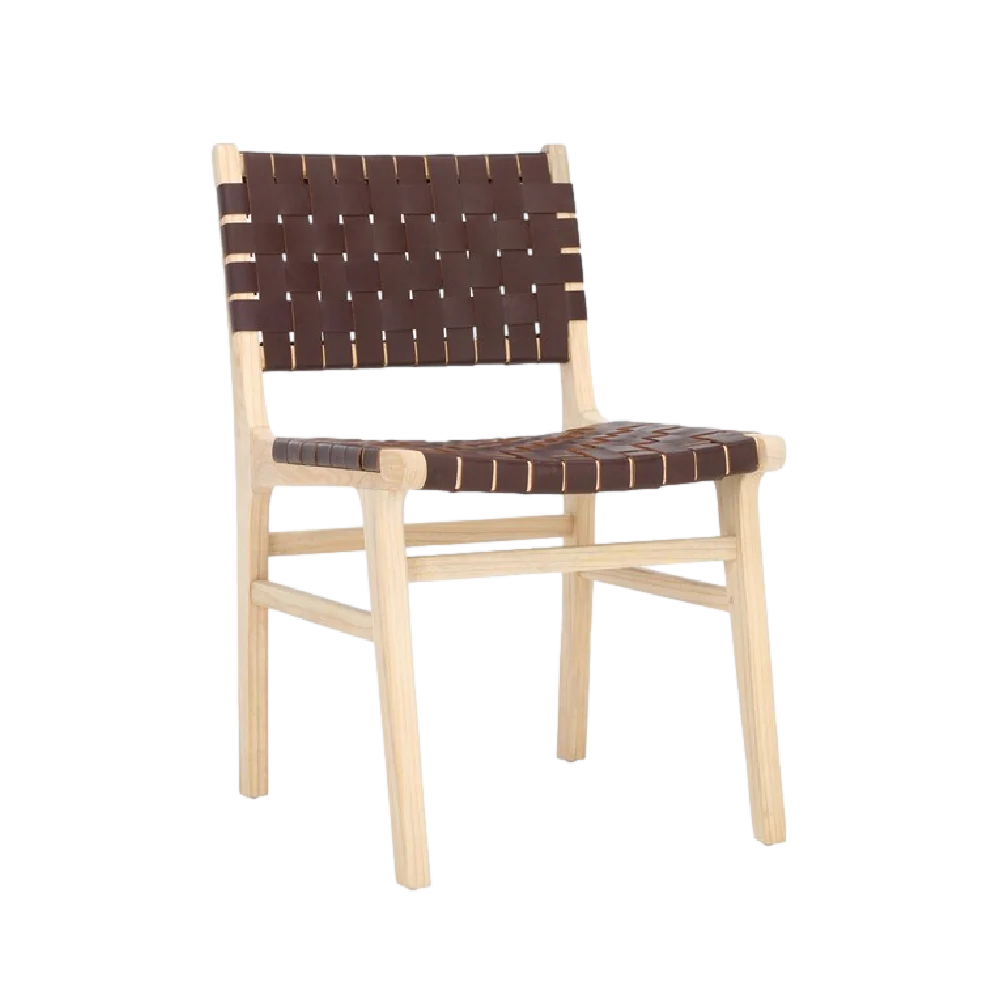 Lea Dining Chair in Cognac - Set of 2 - Image 2