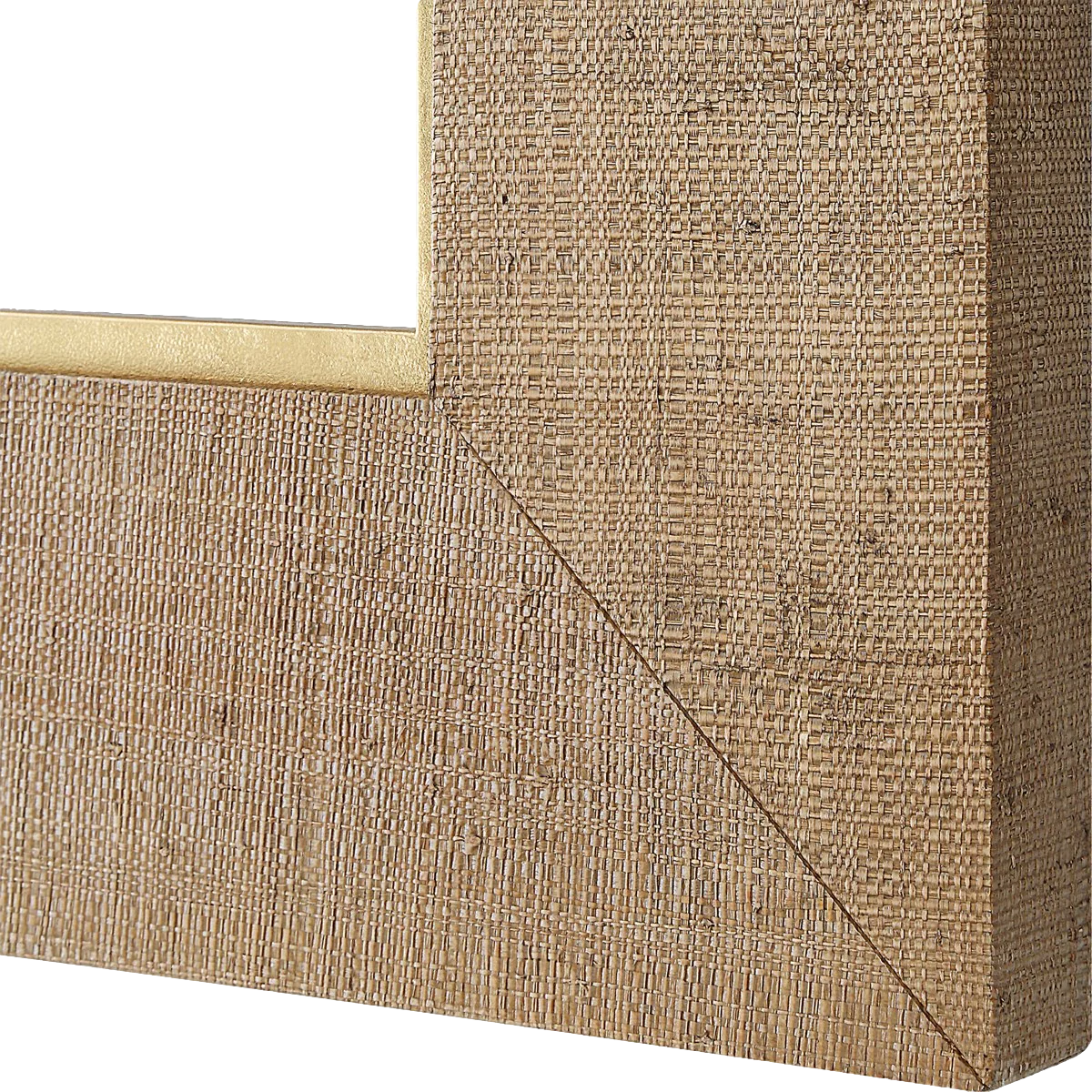 Leon Grasscloth Mirror - Image 3