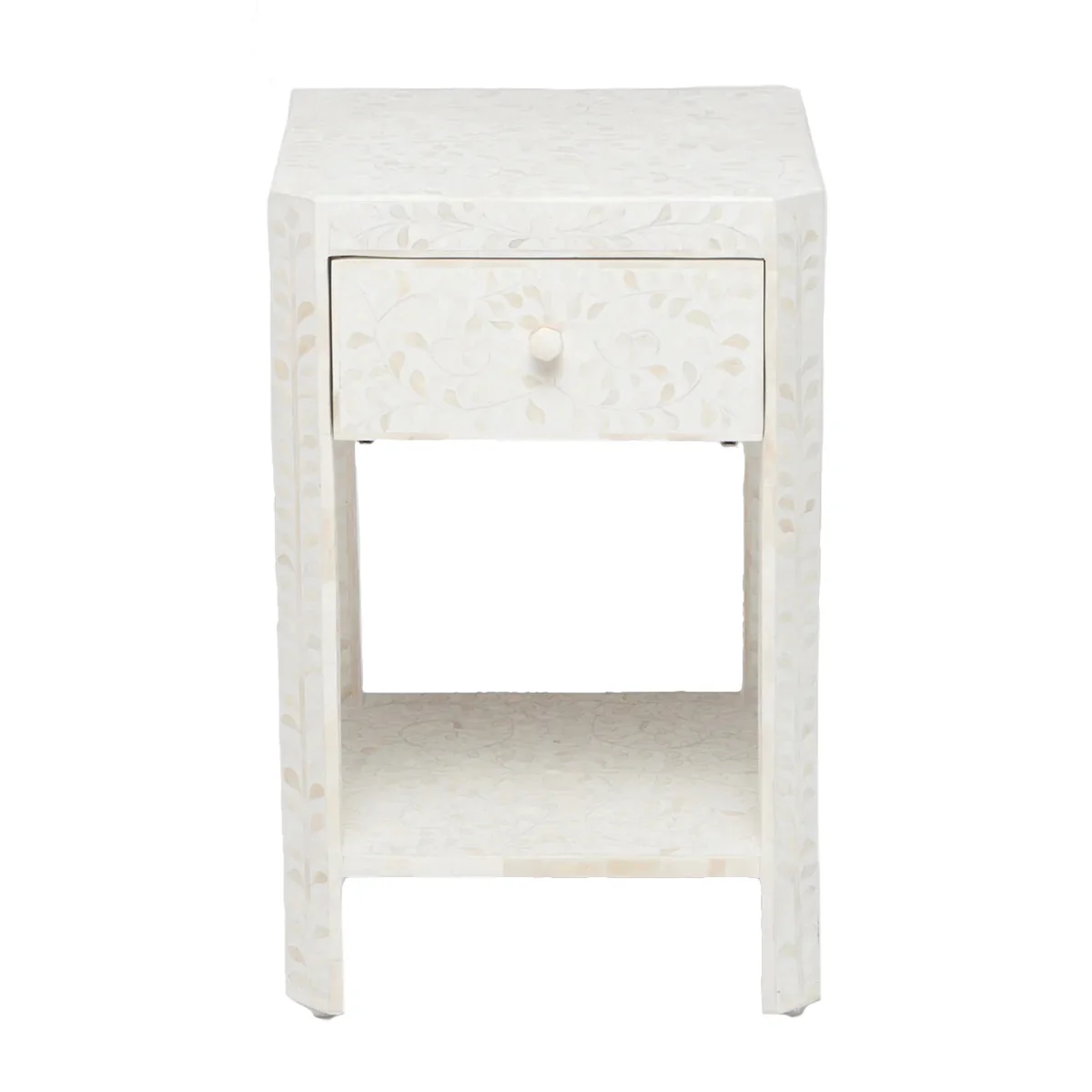 Lexi Single Nightstand in White