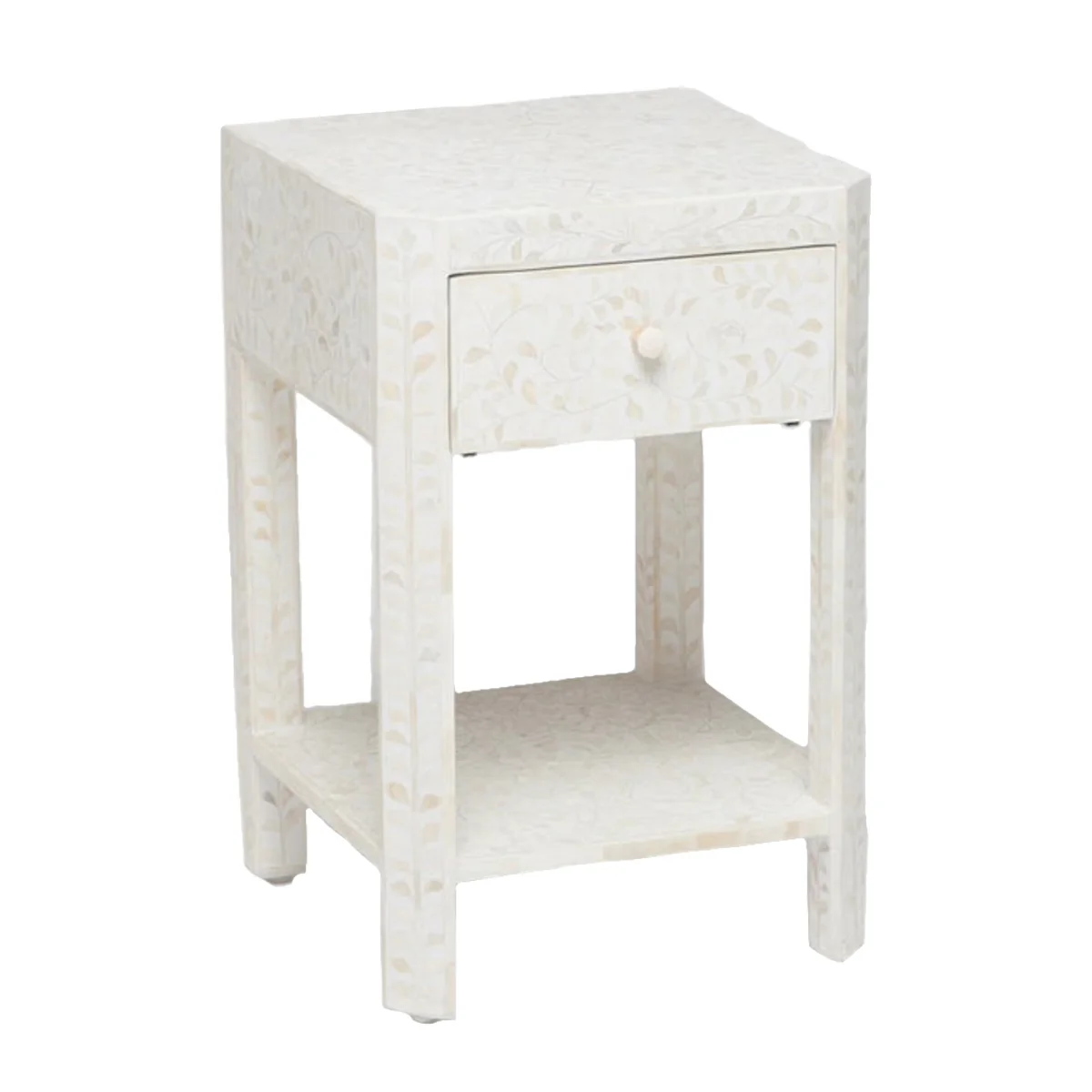 Lexi Single Nightstand in White - Image 3