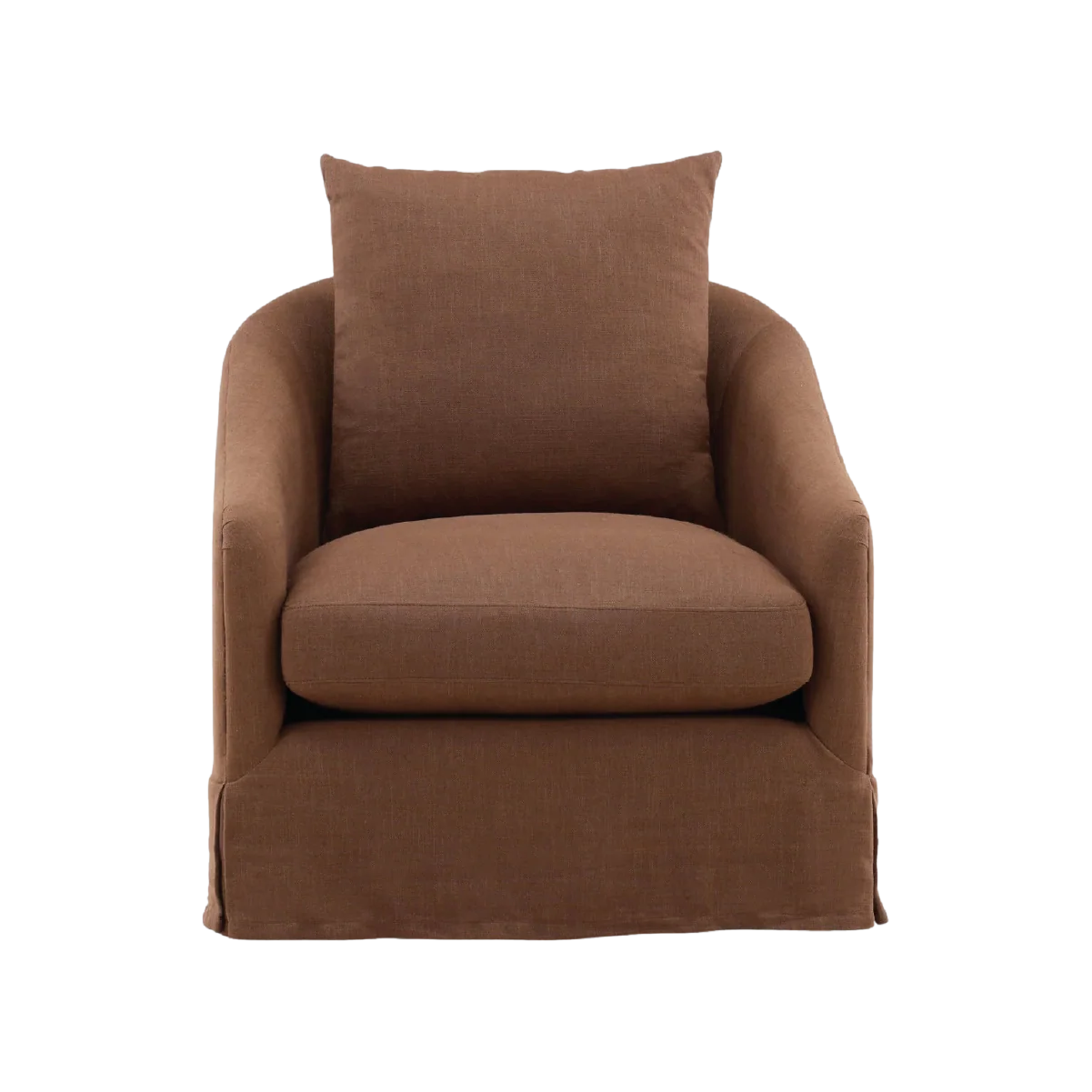 London Swivel Chair - Brown