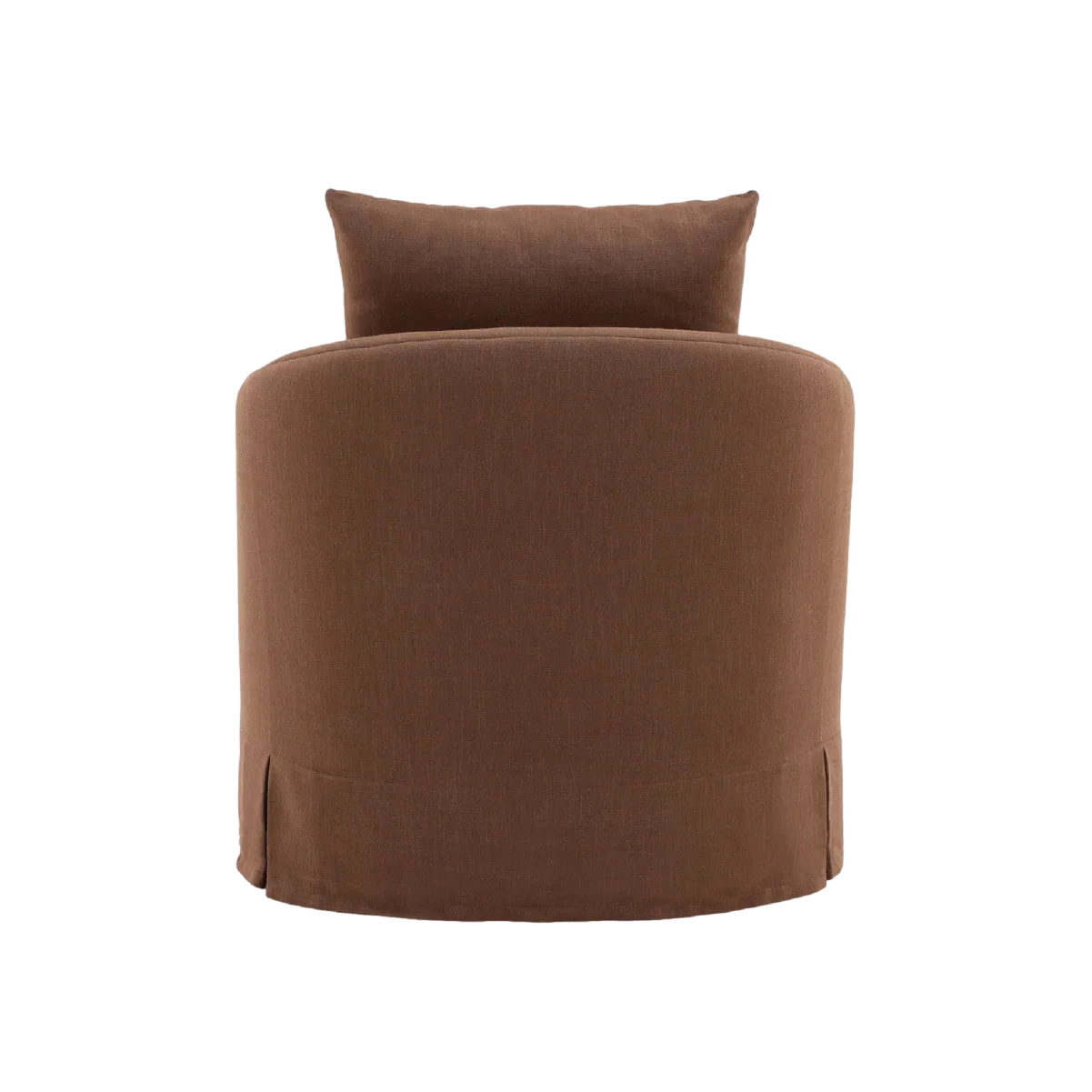 London Swivel Chair - Brown - Image 4