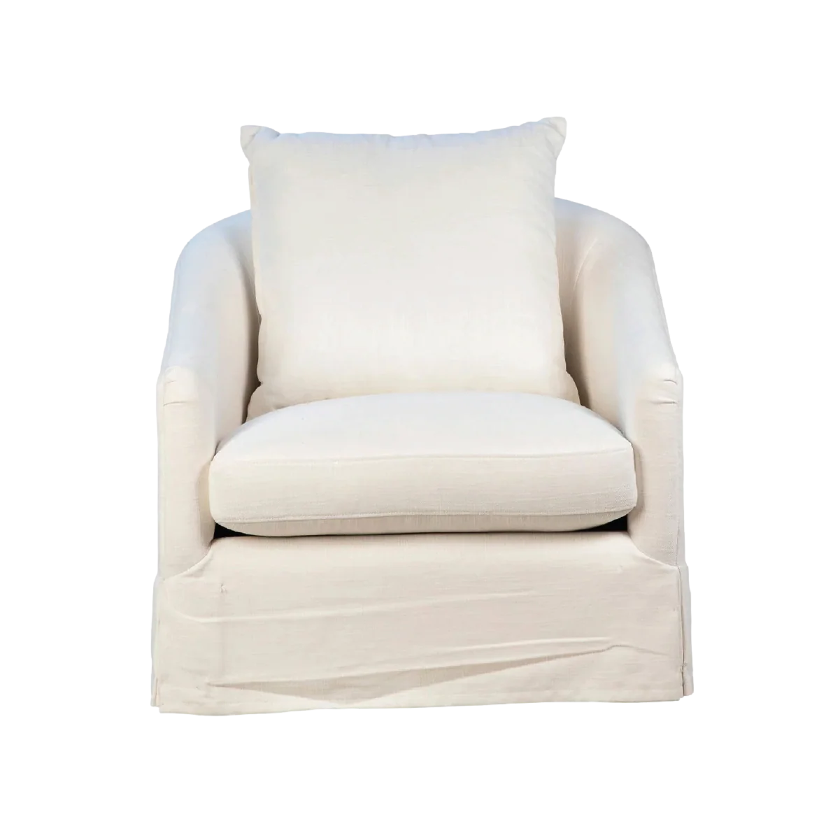 London Swivel Chair - White