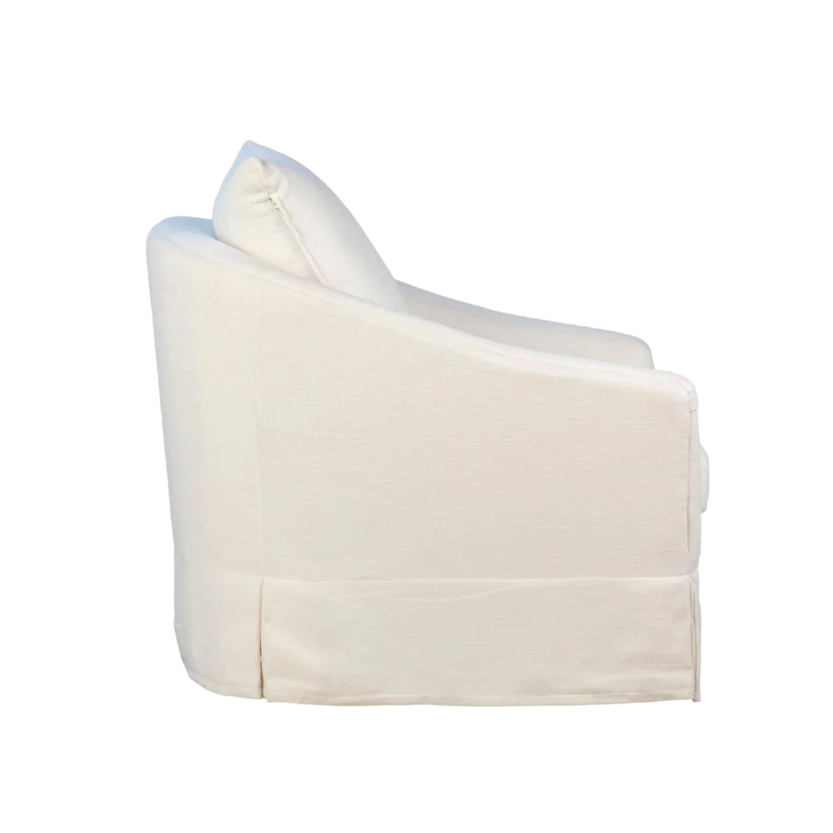 London Swivel Chair - White - Image 3