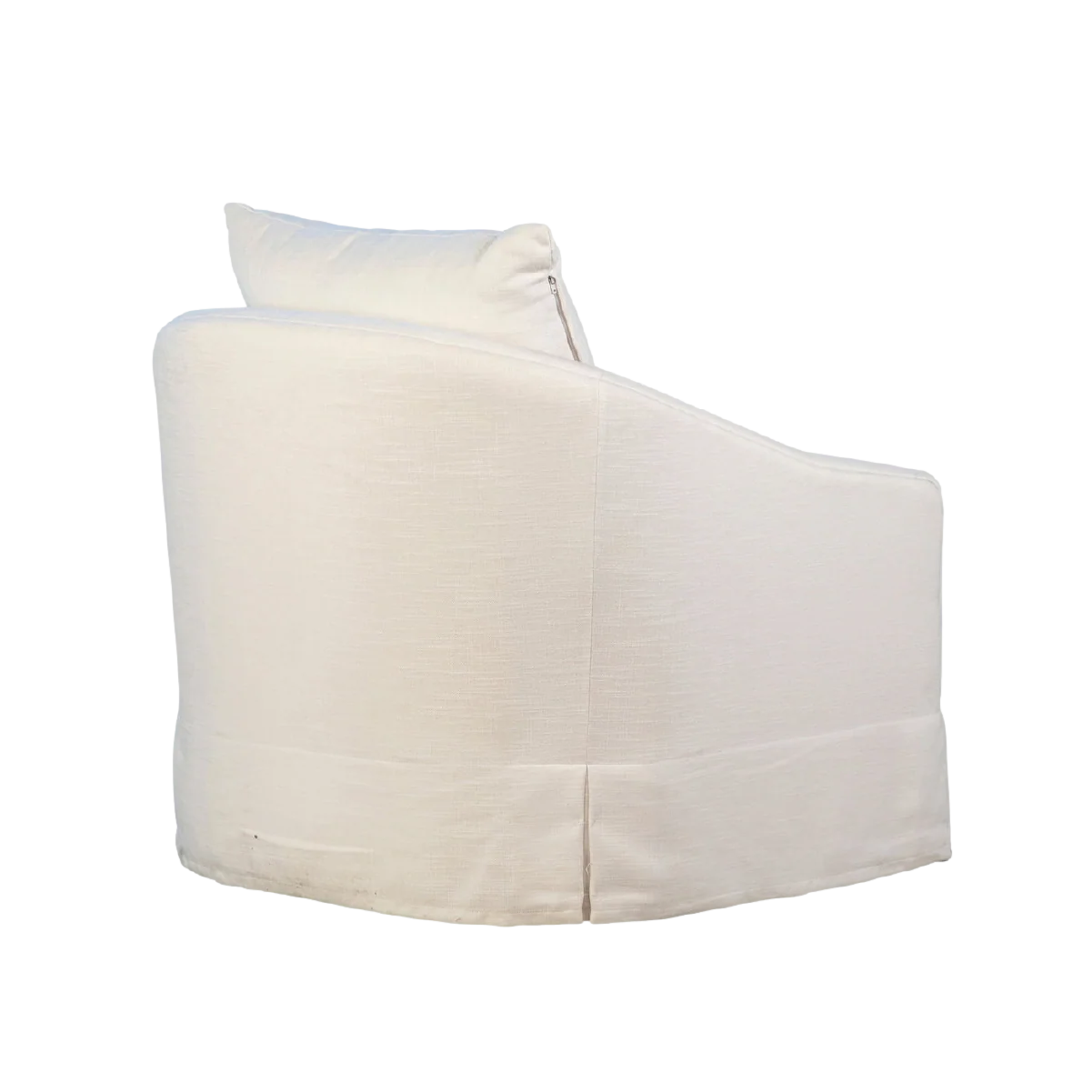 London Swivel Chair - White - Image 4