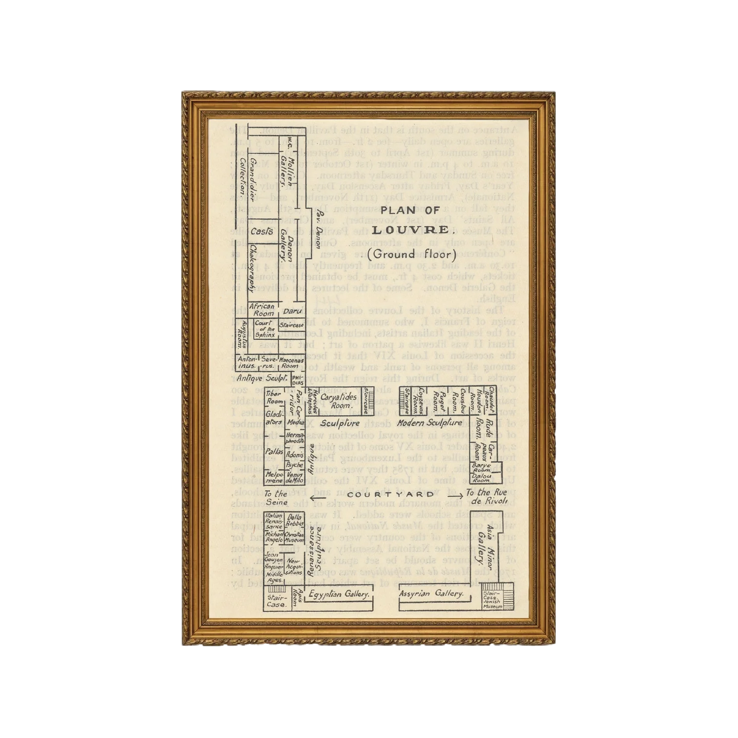 Louvre - Unframed Art Print