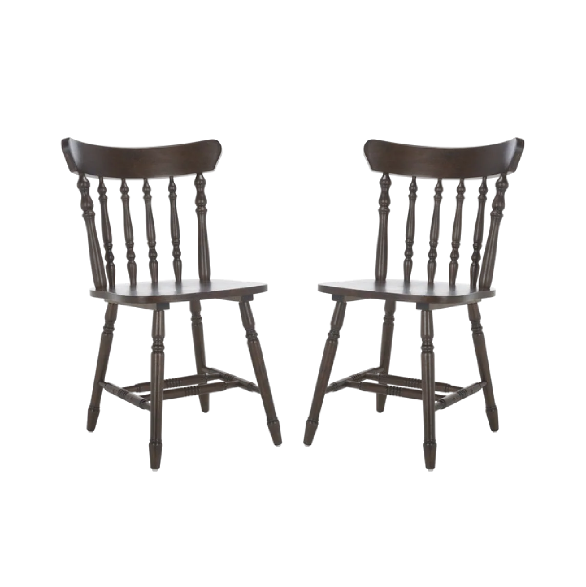 Nellie Chair in Walnut - Set of 2 - Image 7