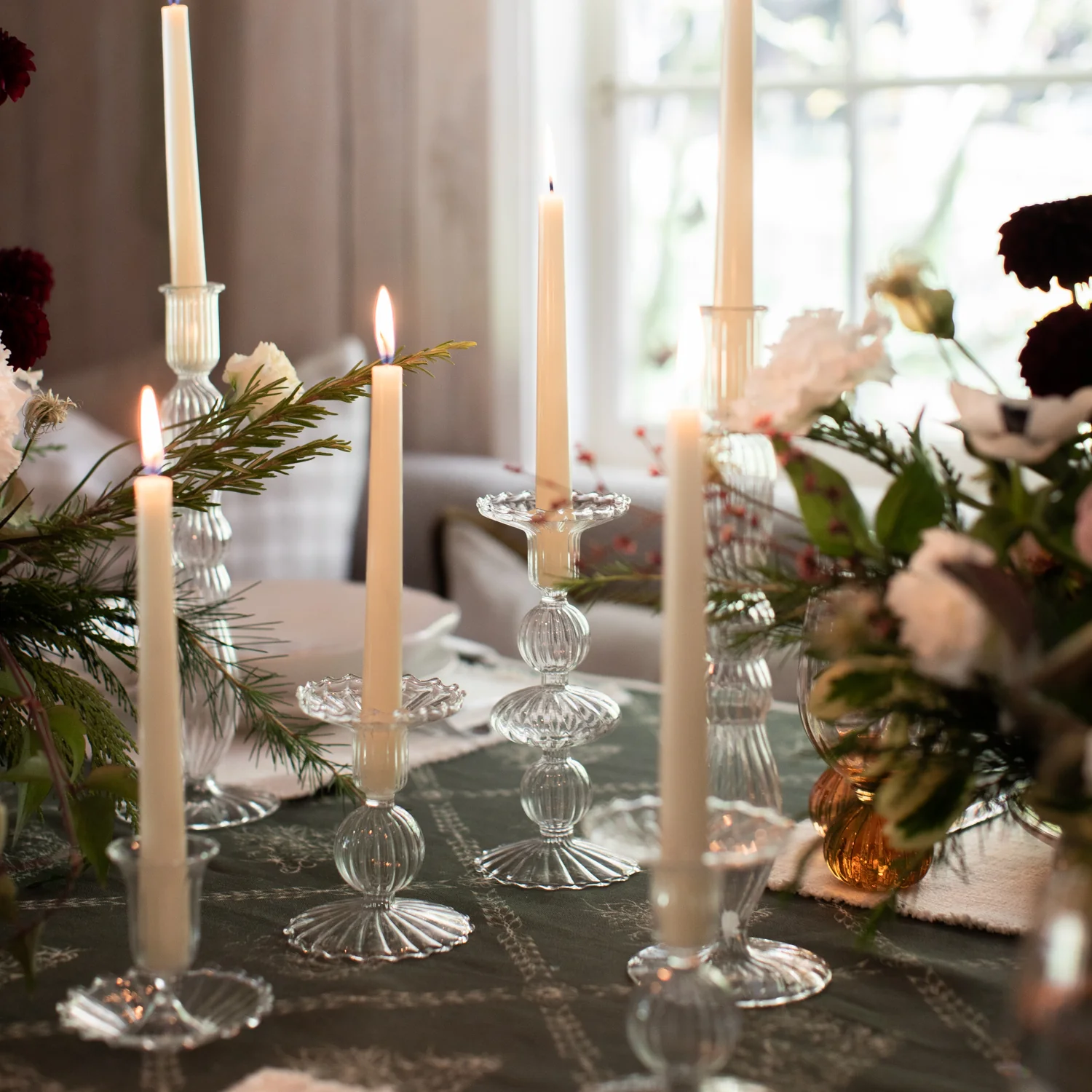 Madeline Glass Candle Holder - Image 2