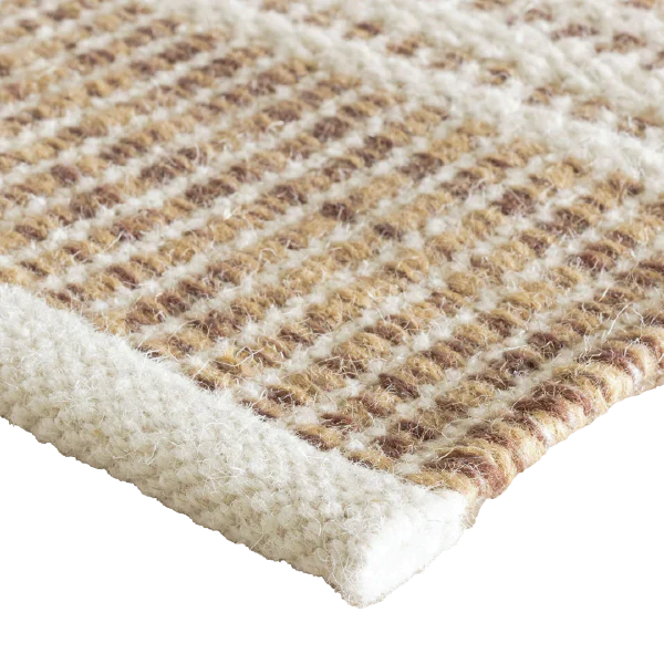Malta Handwoven Wool Rug - Natural - Image 3