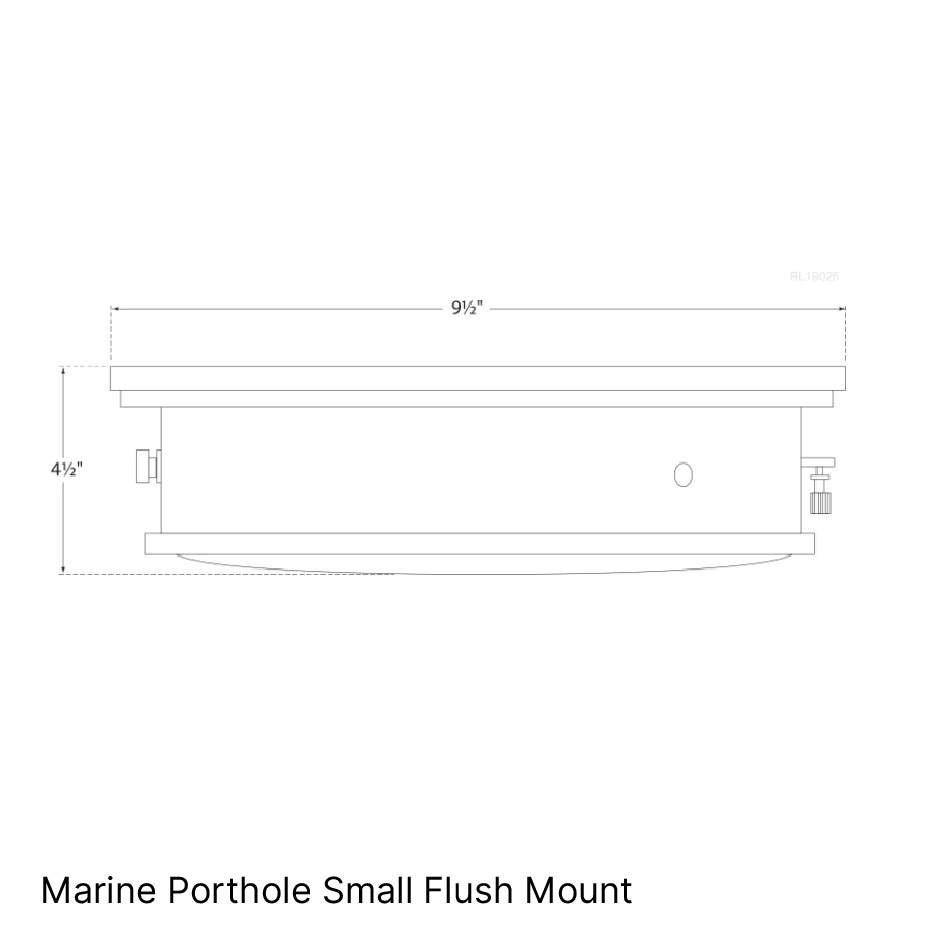 Marine Porthole Flush Mount - Image 7