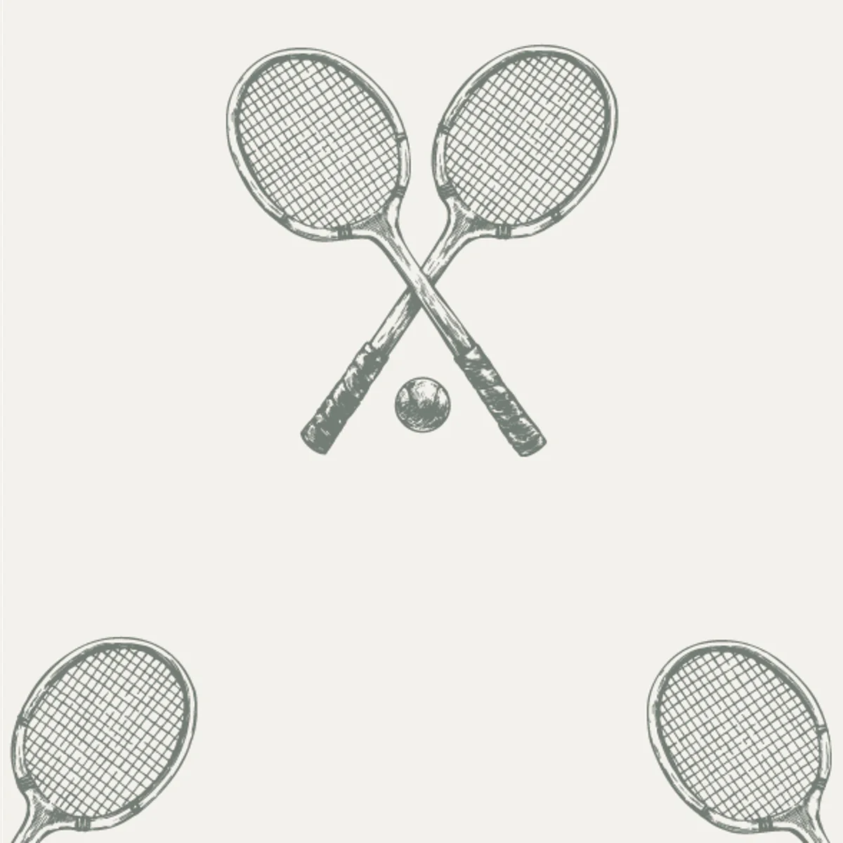 MH Wallpaper - Racquet | Oak - Image 4