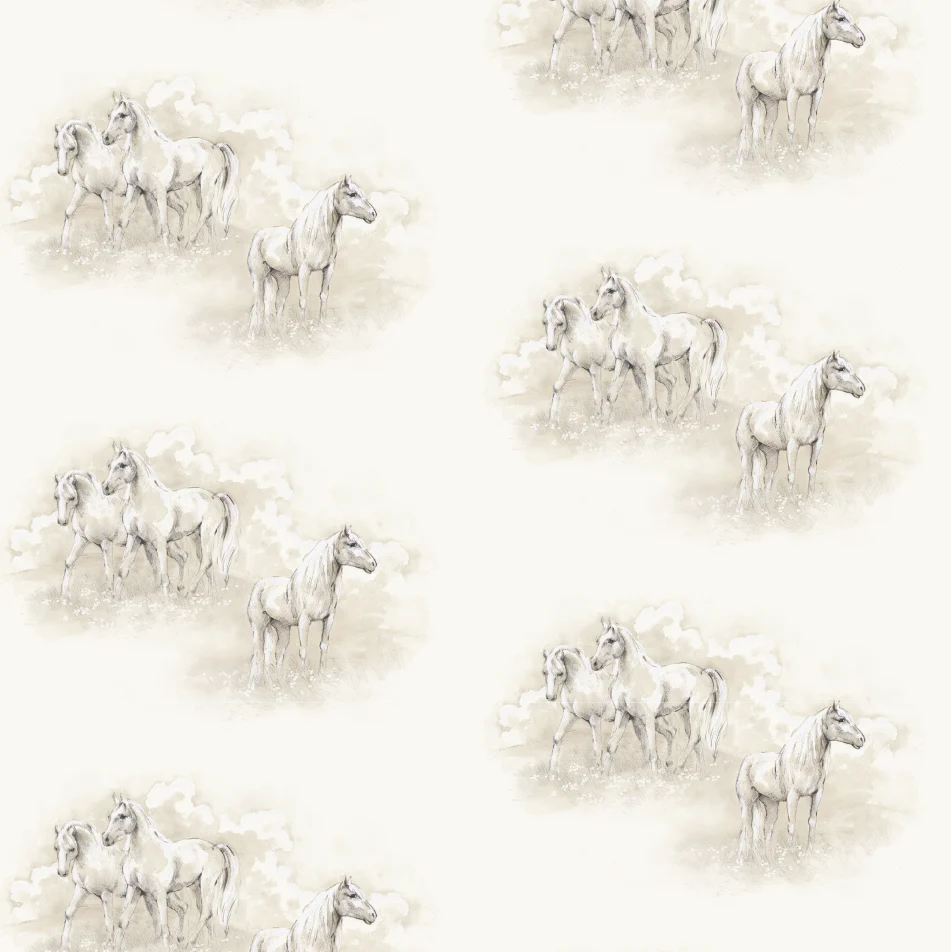 MH Wallpaper - Wild Horses in Grasscloth - Image 6