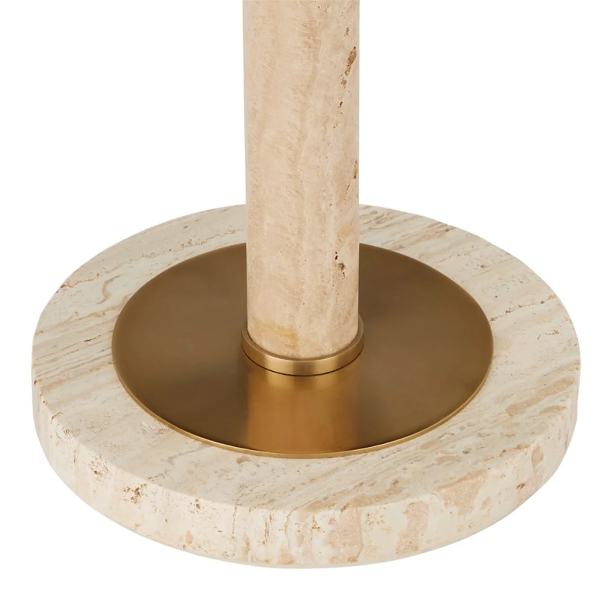 Miles Travertine Accent Table - Image 2