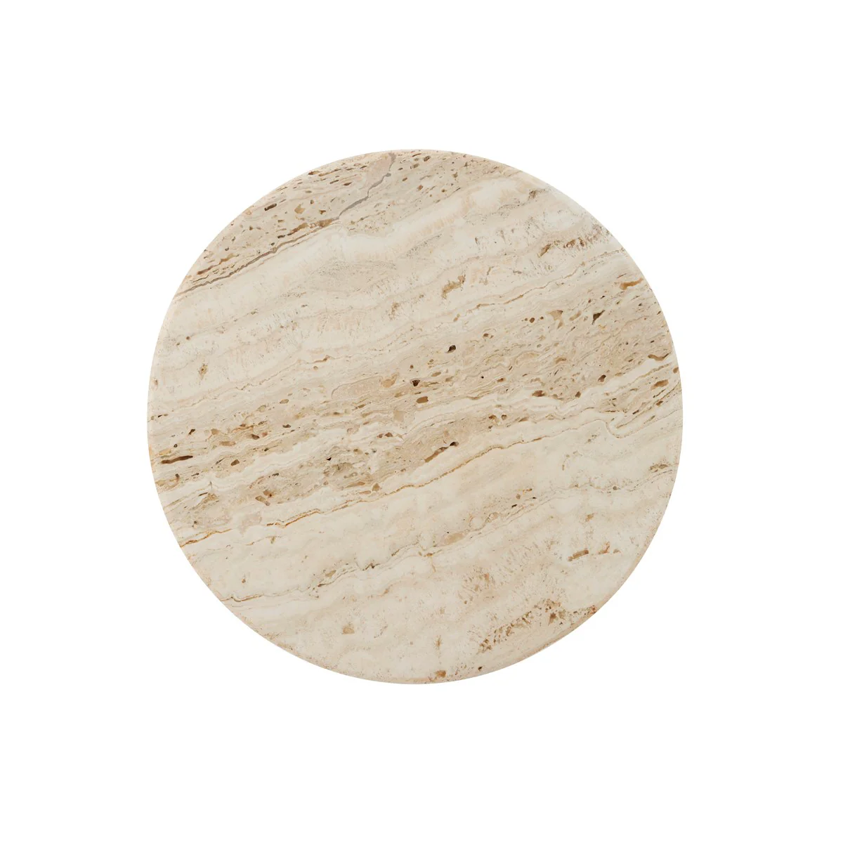 Miles Travertine Accent Table - Image 3