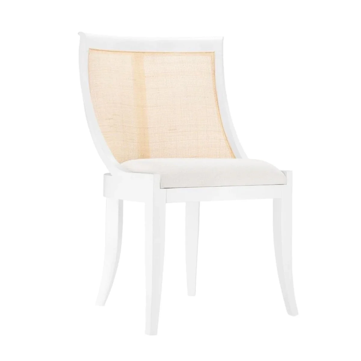 Monaco Arm Chair - White - Image 2