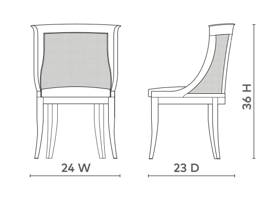 Monaco Arm Chair - White - Image 6