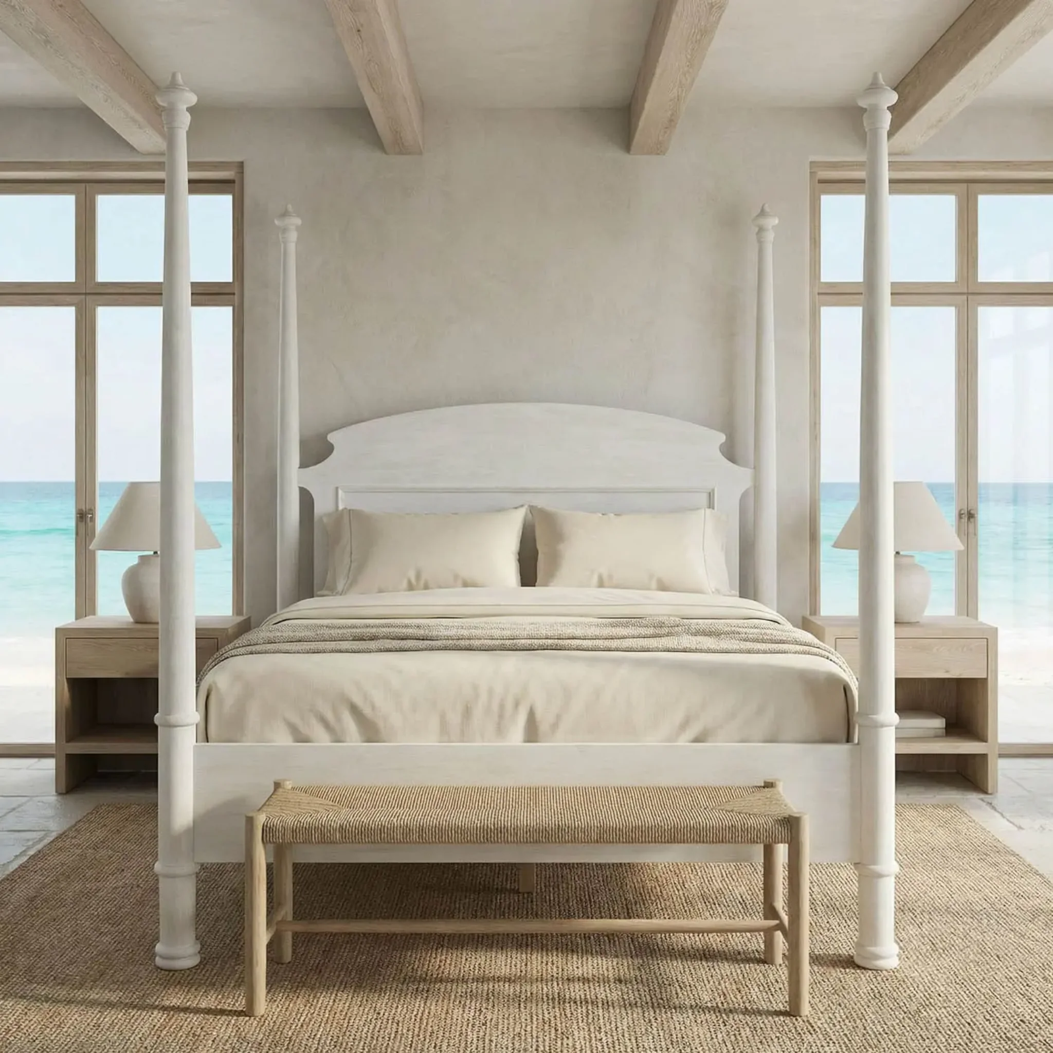 New Douglas Bed - White Wash - Image 12