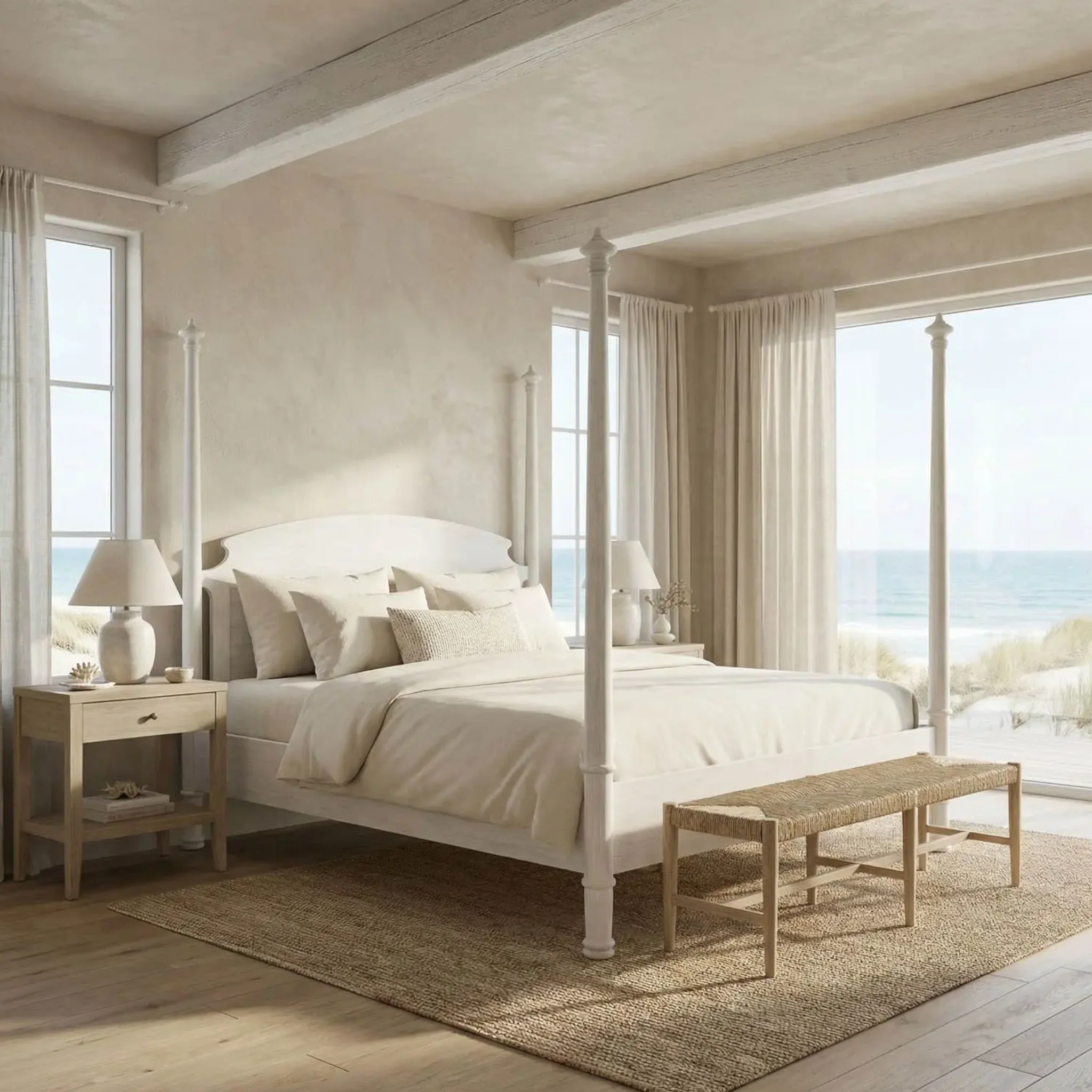 New Douglas Bed - White Wash - Image 13