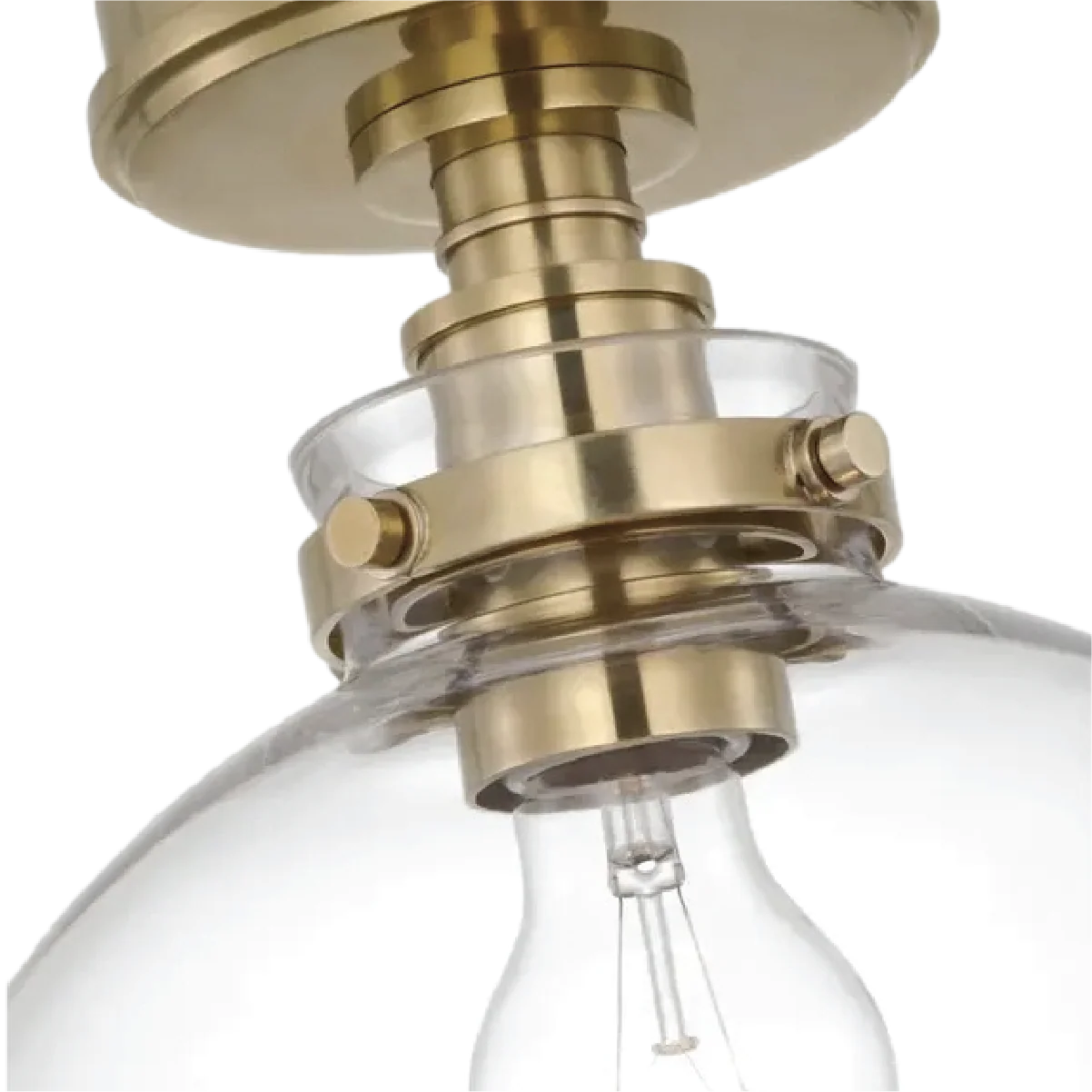 Parkington 10" Globe Flush Mount - Image 2