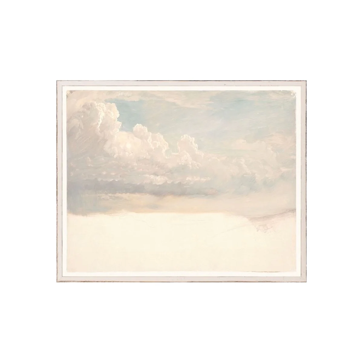 Pastel Clouds Framed Artwork