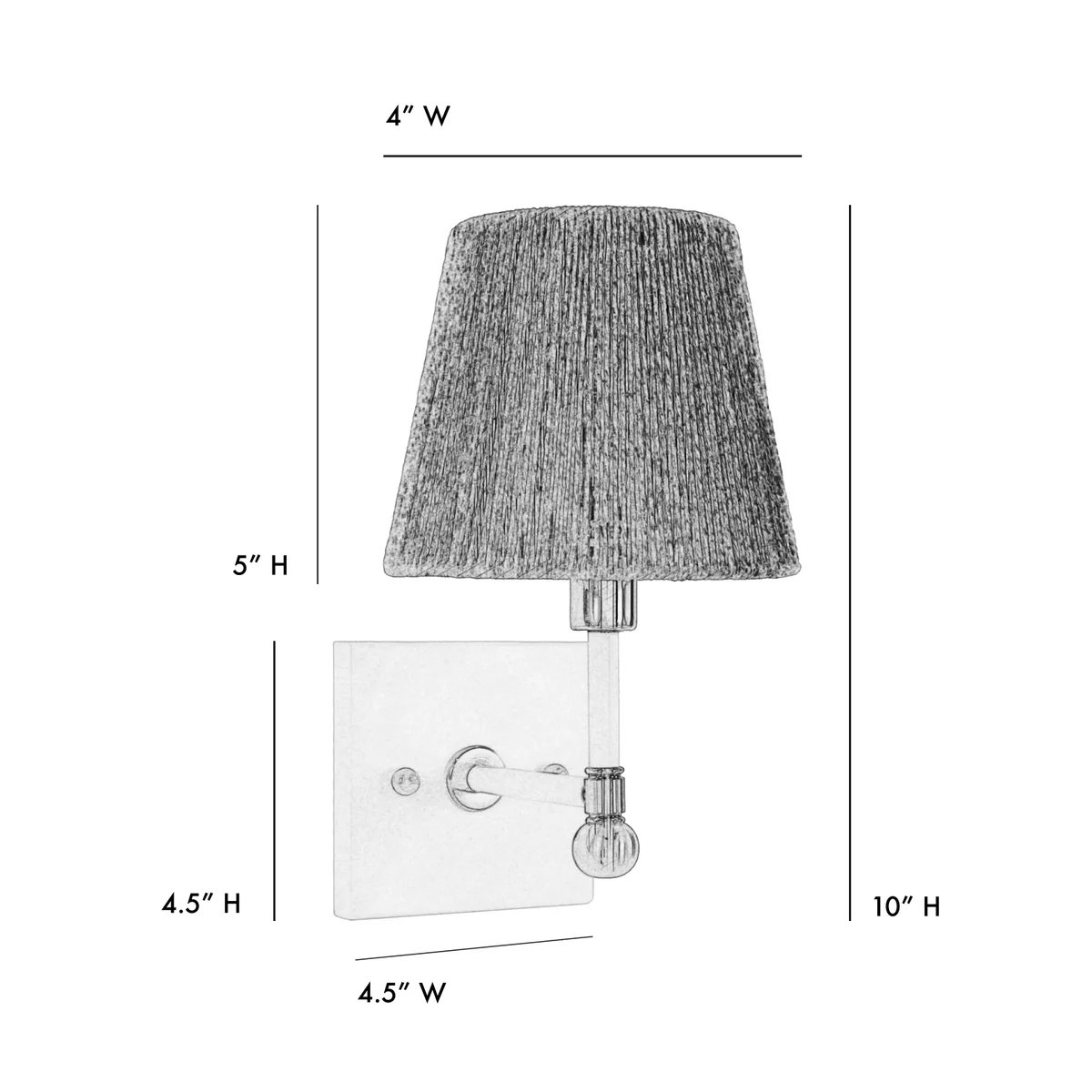 Piper Sconce - Noir - Image 3