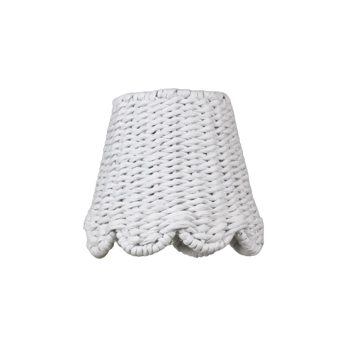 Poldina Scalloped Lampshade - White - Image 2