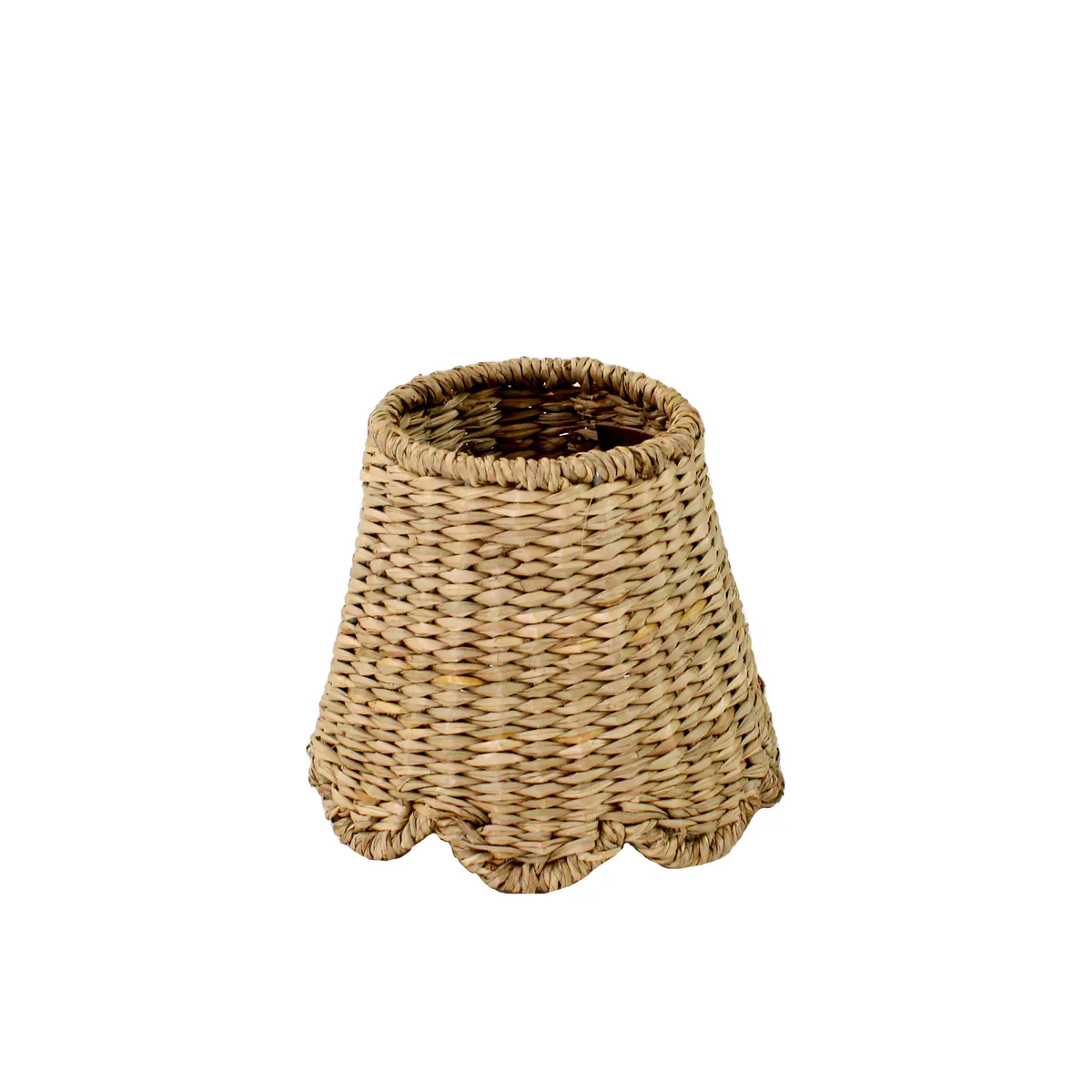 Poldina Scalloped Seagrass Lampshade - Image 3