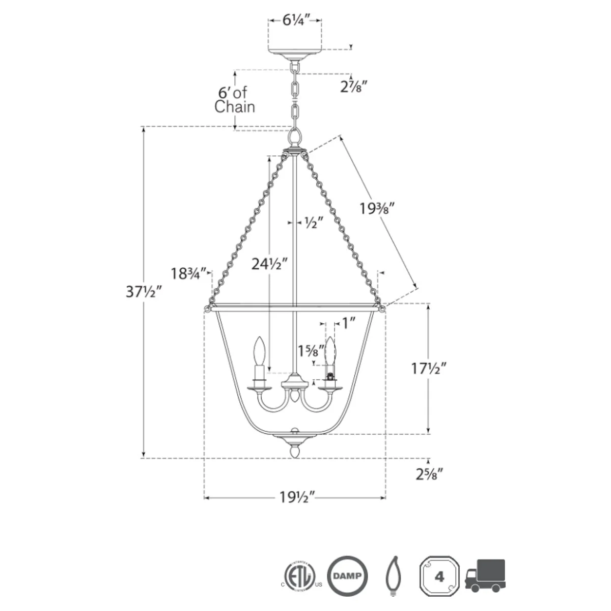 Pondview Medium Jar Lantern - Image 3